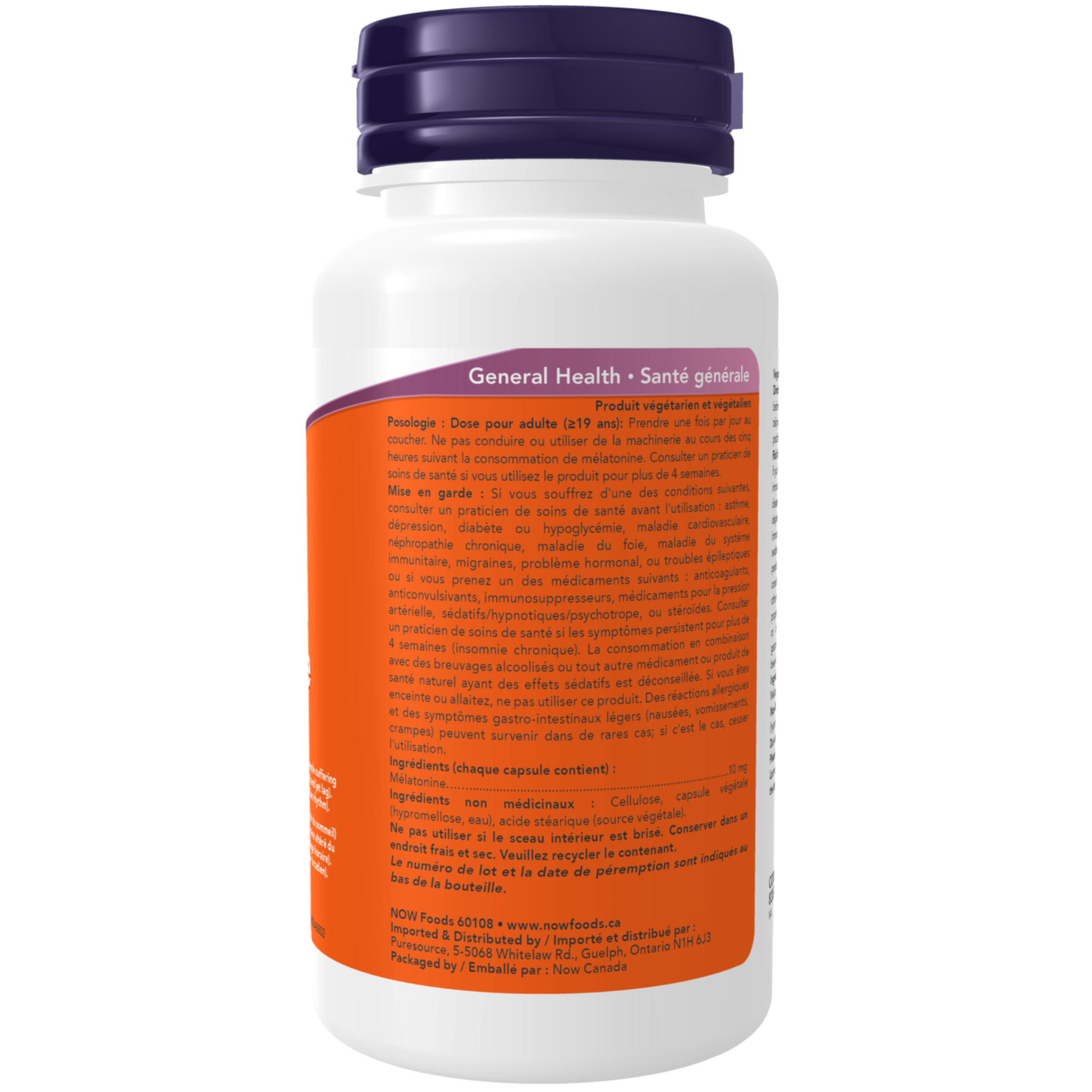 Now - Melatonin - 10mg 100 Veg Capsules