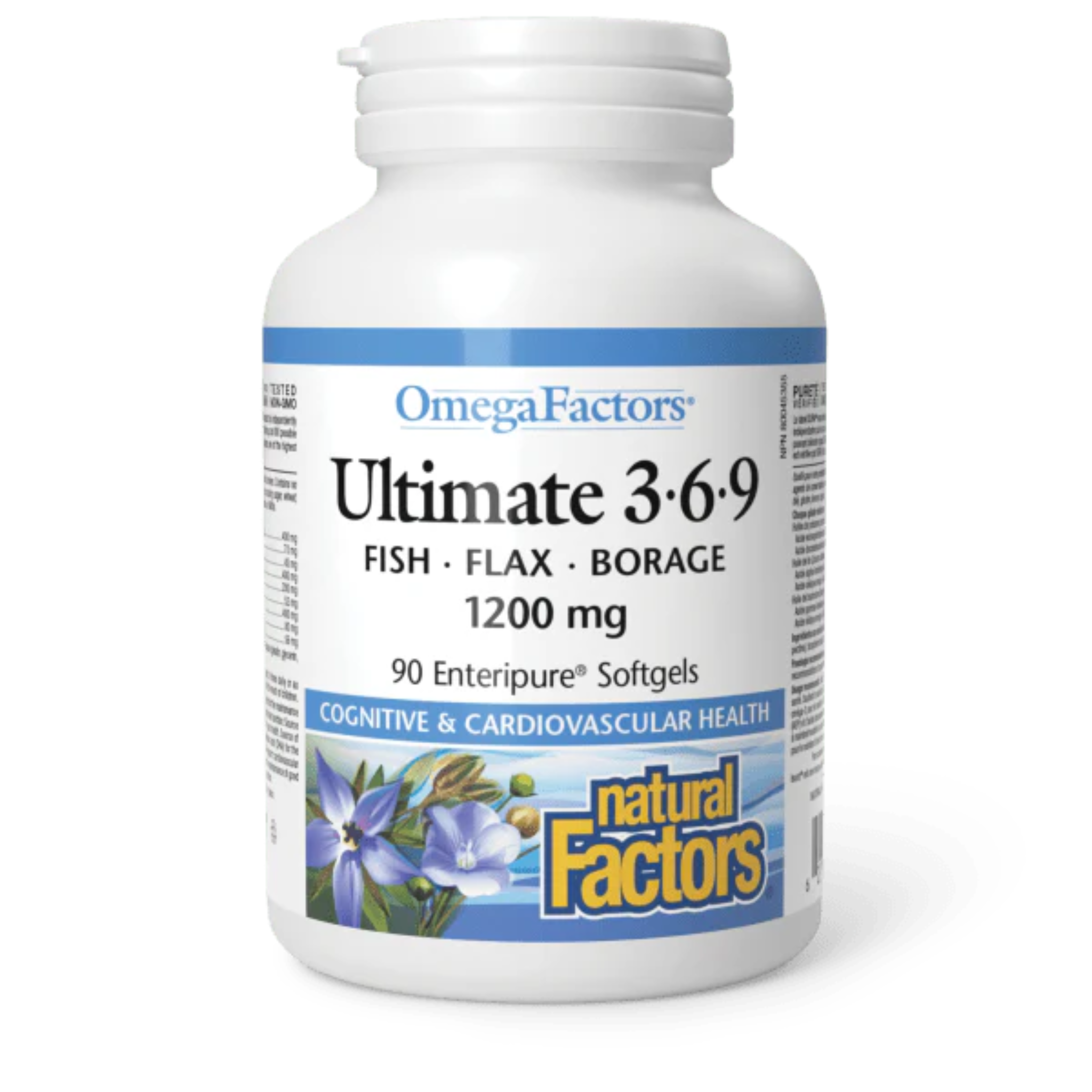 Natural Factors - OmegaFactors Ultimate 3.6.9 - 1200mg 90 Enteripure Softgels