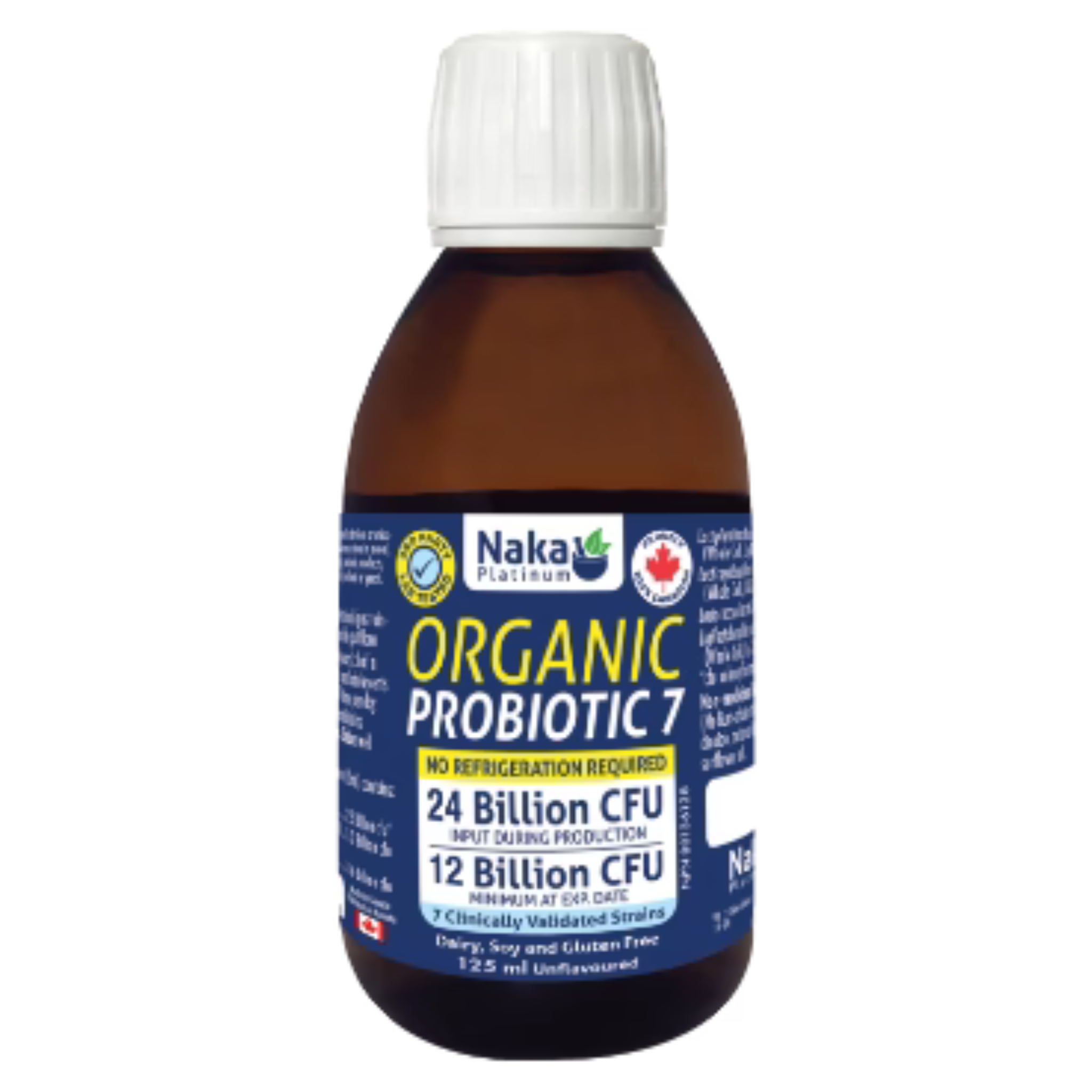 Naka - Organic Probiotic 7 - 24 Billion CFU 125ml