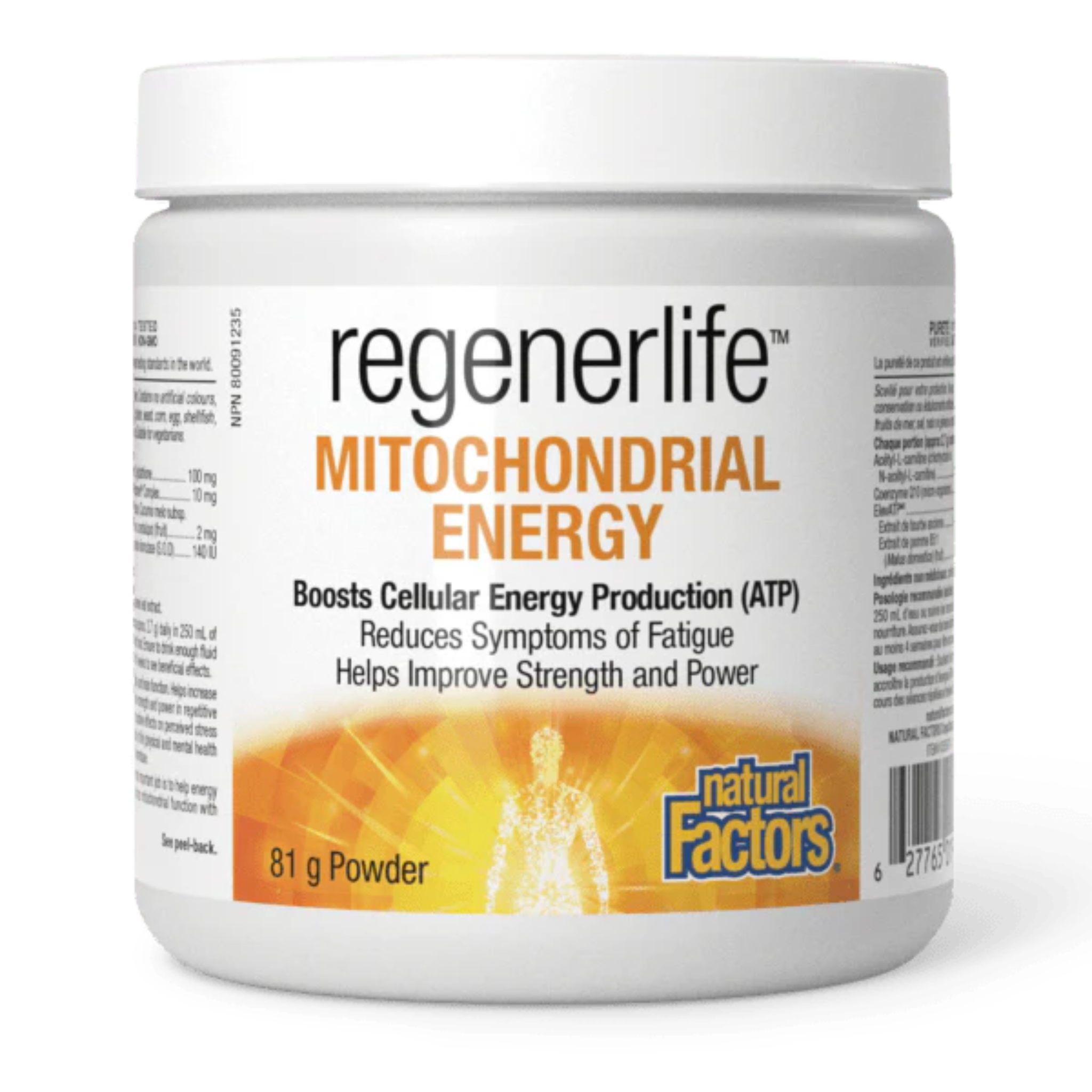 Natural Factors - Regenerlife Mitochondrial Energy - 81g Powder