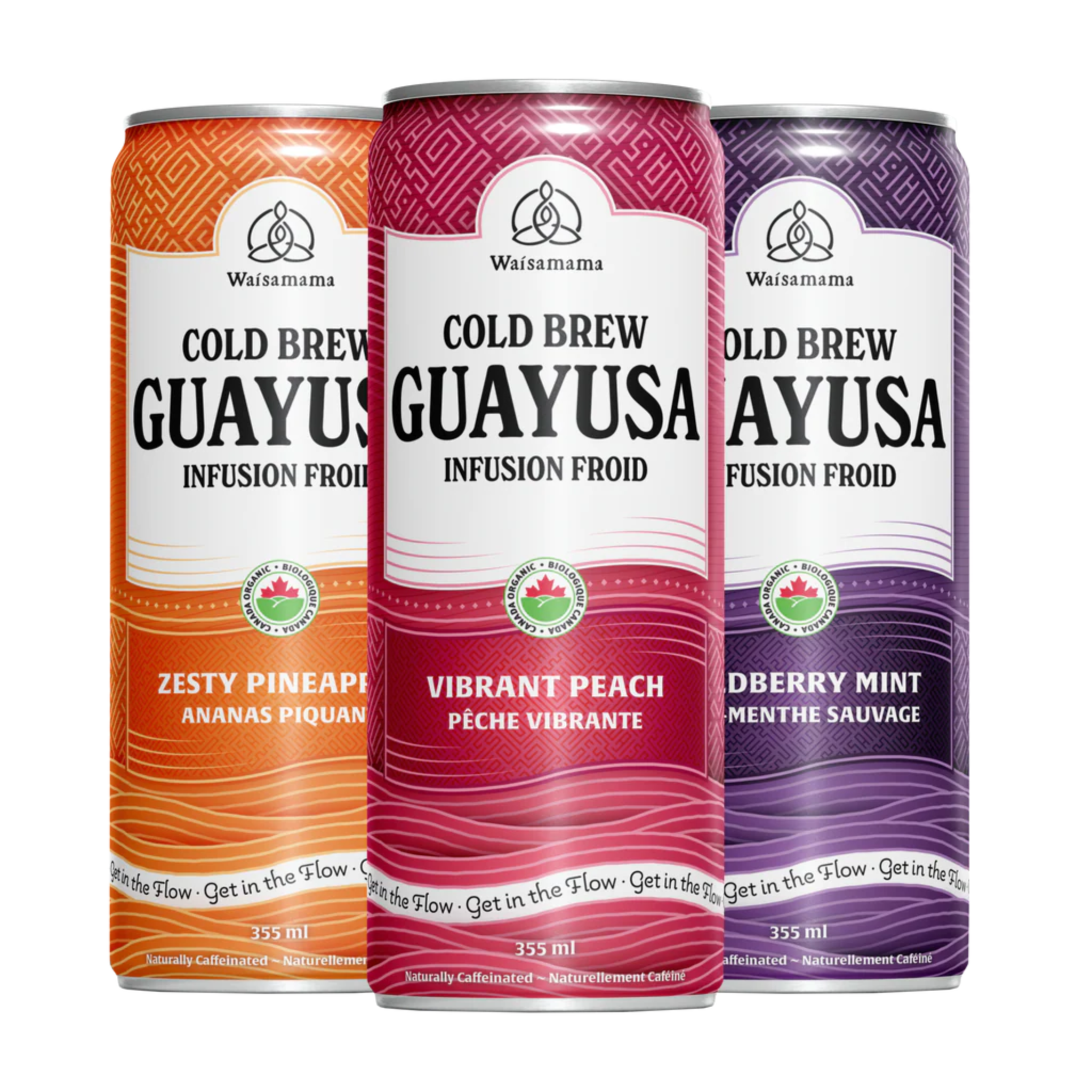 Waisamama - Cold Brew Guayusa - 355ml (3 Flavours)