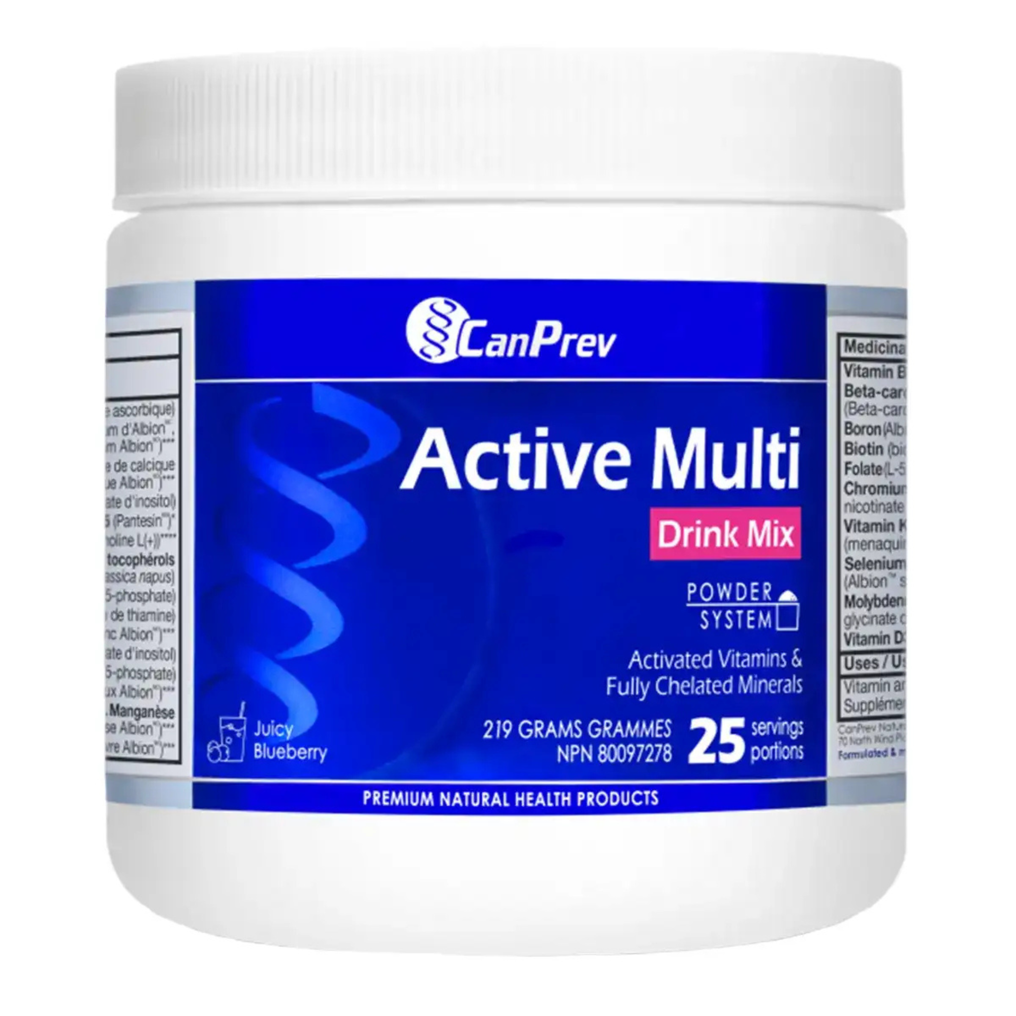 CanPrev - Active Multi Drink Mix Juicy Berry Flavour - 219g