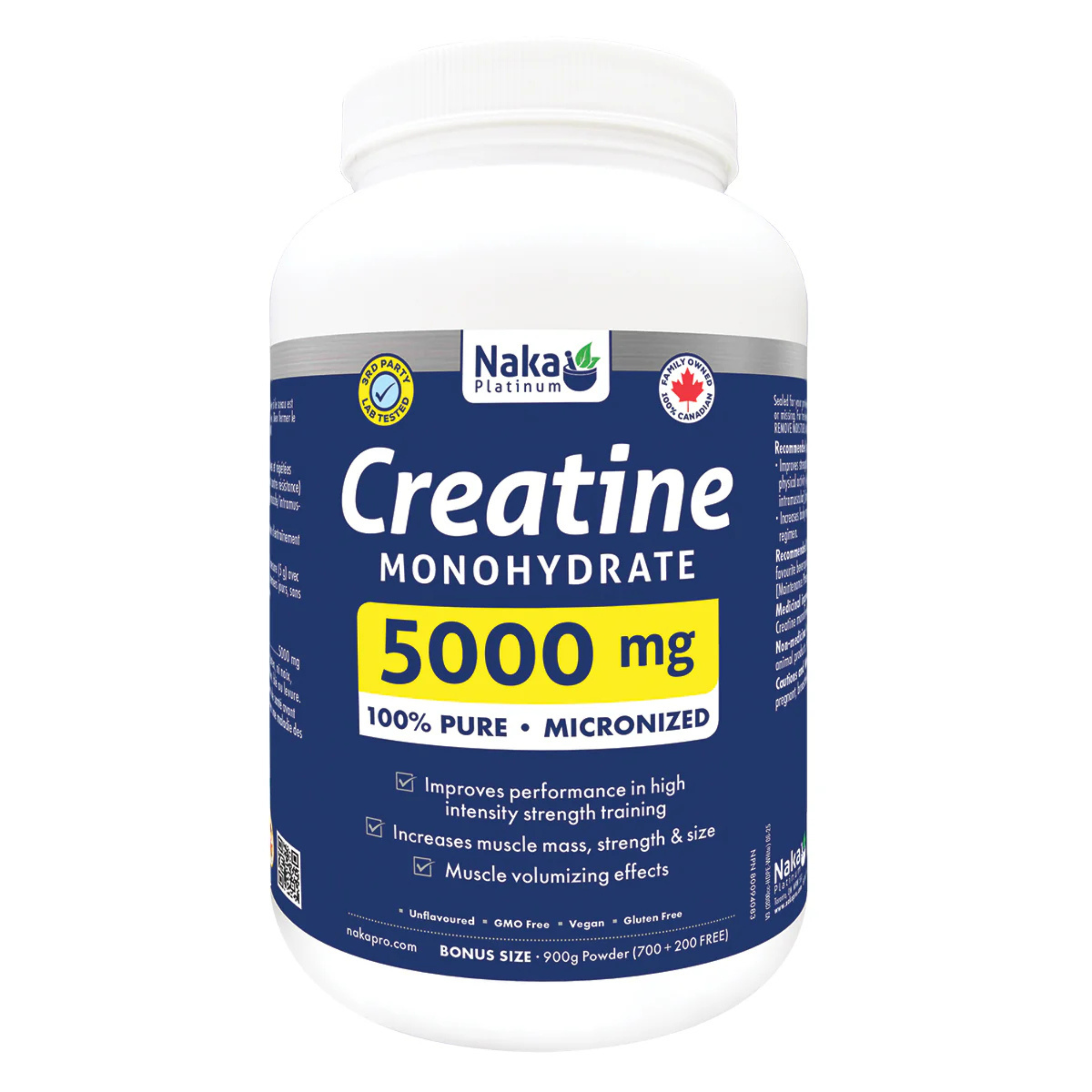 Naka - Creatine Monohydrate - 5000mg