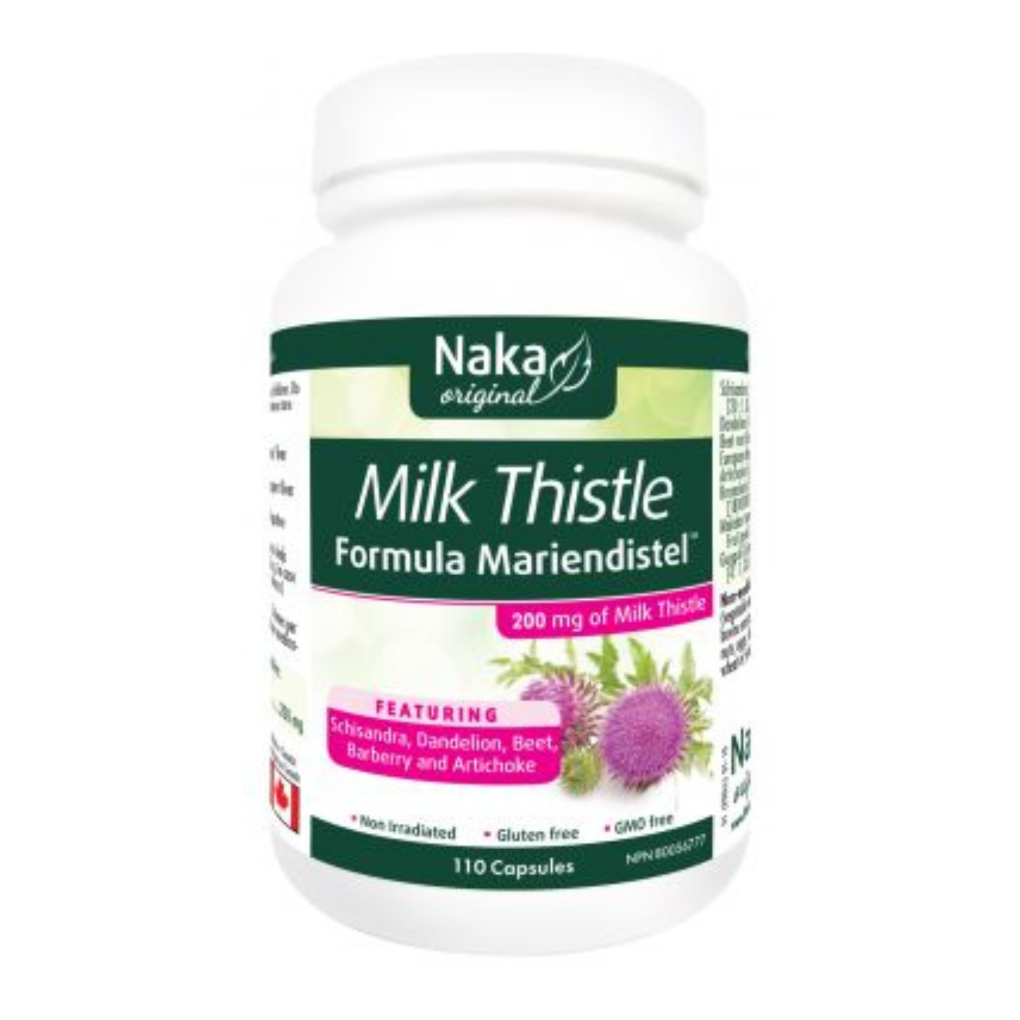 Naka - Milk Thistle - 200mg 110 Capsules