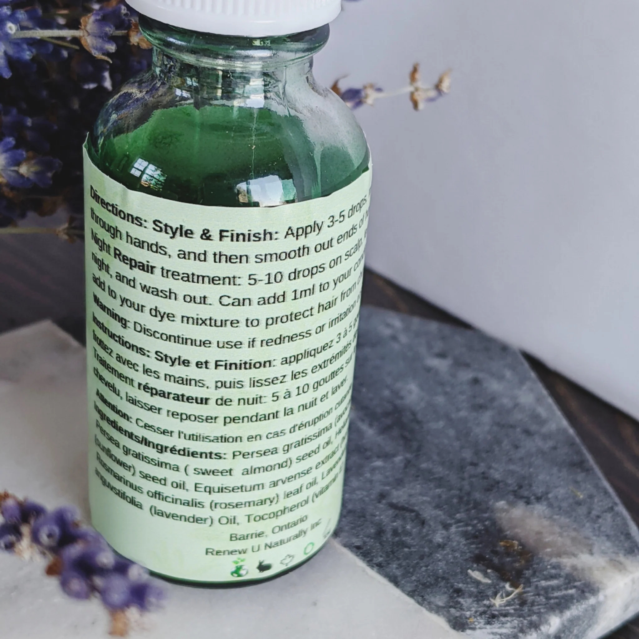 Renew U Naturally - Renewance Repair & Finish Hair Oil - 30ml