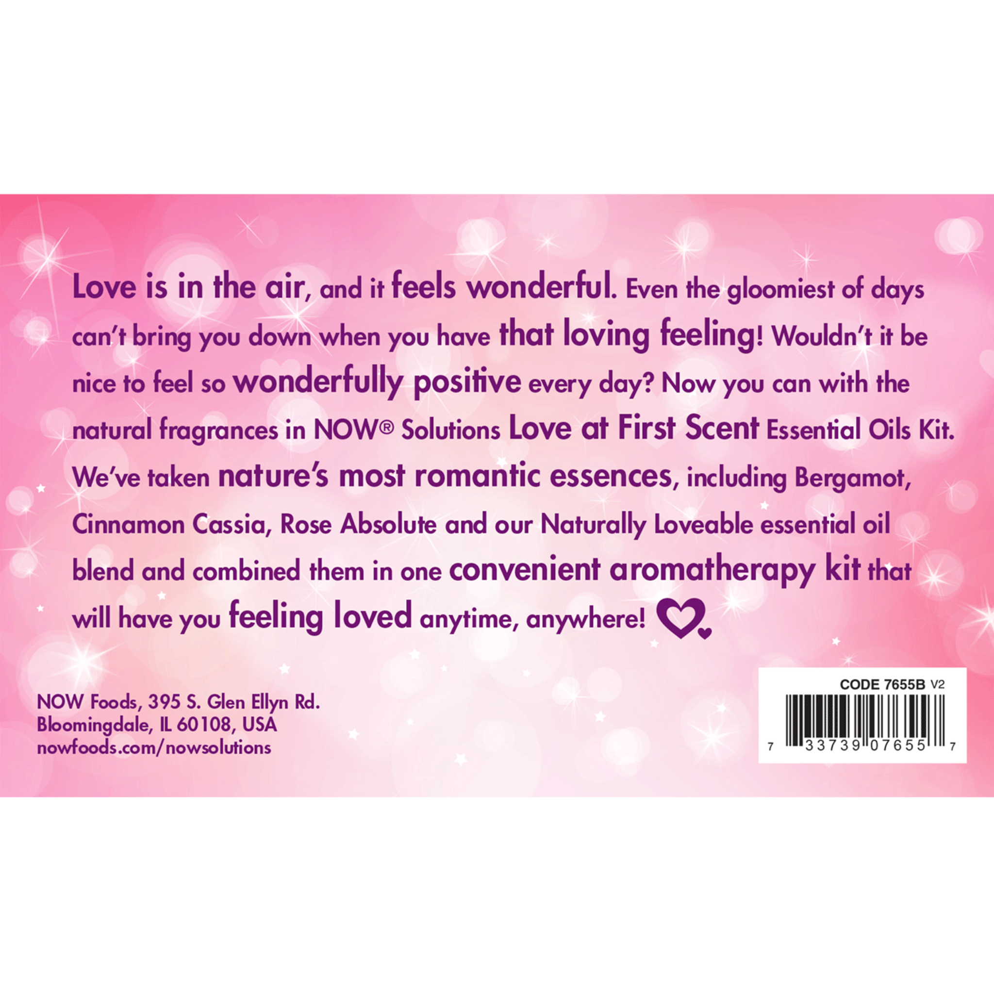 Now - Love At First Scent Essential Oils Kit -X4 10ml Bottles