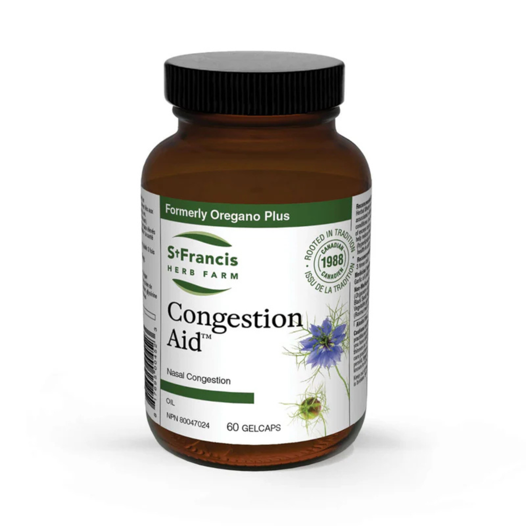 St Francis Herb Farm - Congestion Aid (Formerly Oregano Plus) - 60 Gel Capsules
