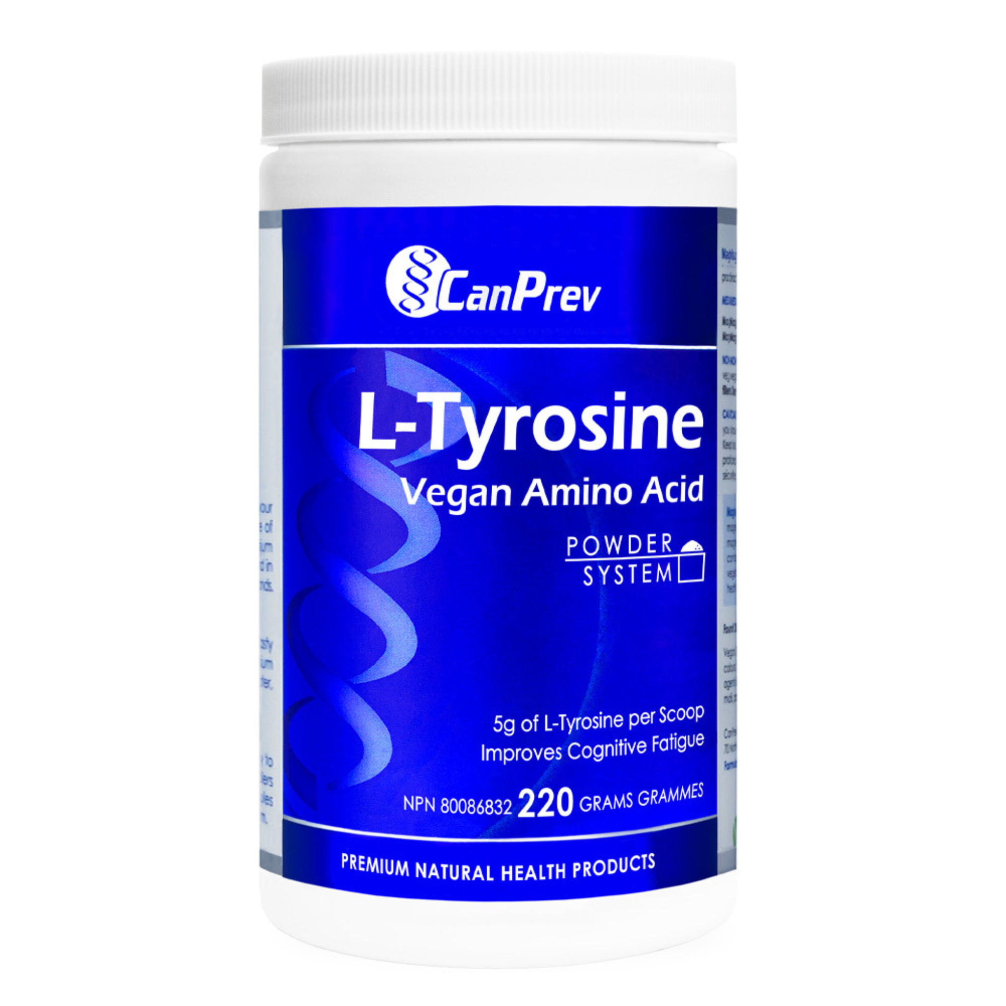 CanPrev - L-Tyrosine Vegan Amino Acid - 220g Powder