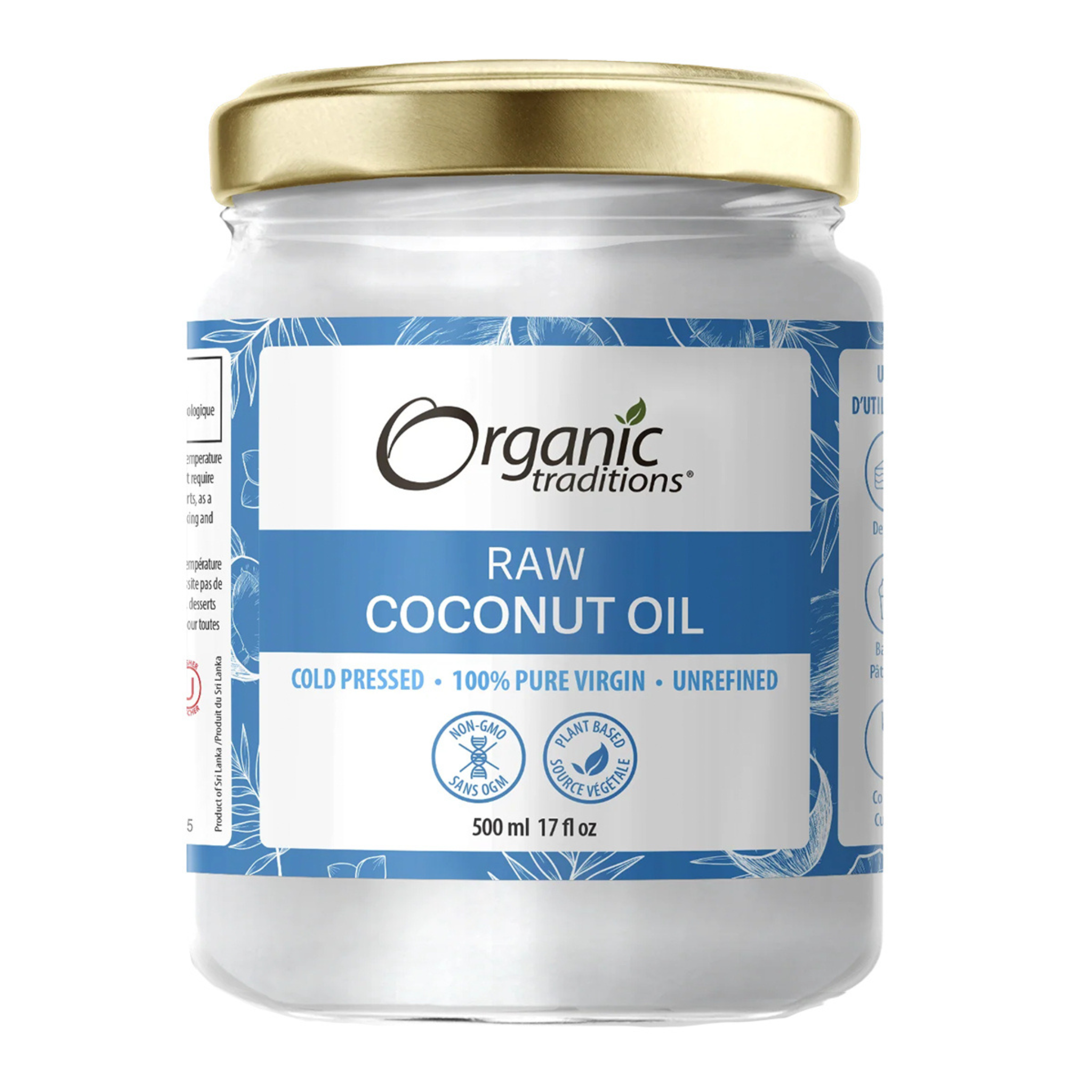 Organic Traditions - Raw Coconut Oil (Glass Jar)