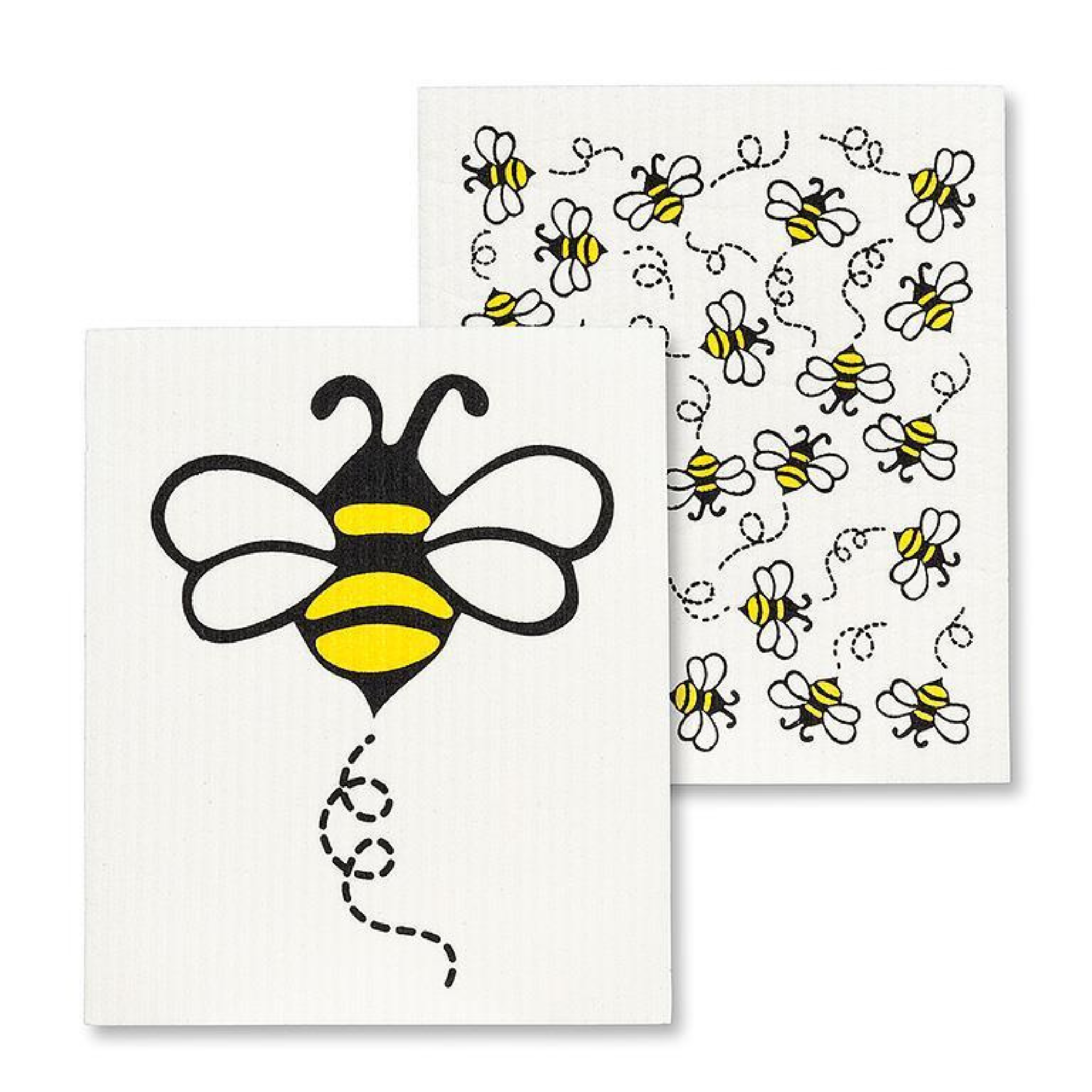 Abbott - Swedish Dishcloth Bees Allover (2pk)