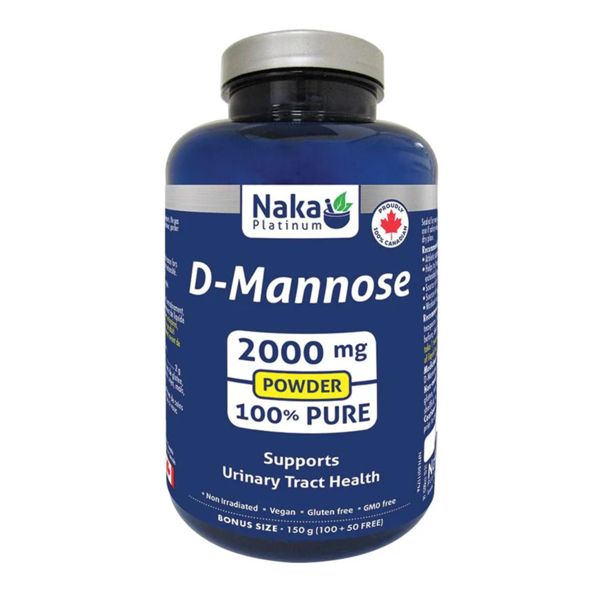 Naka - D-Mannose - 2000mg 150g Powder