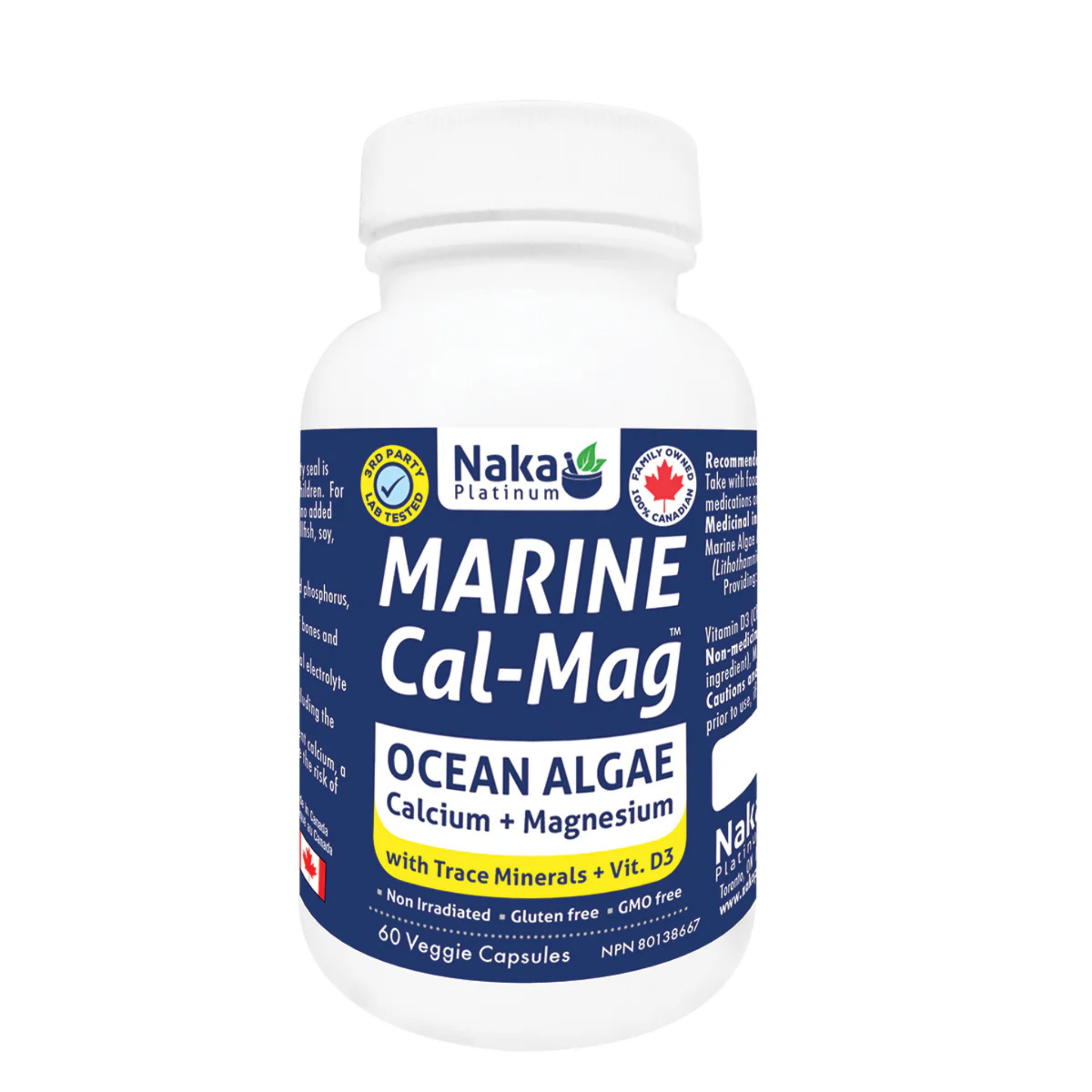Naka - Marine Cal-Mag - 60 Veg Capsules