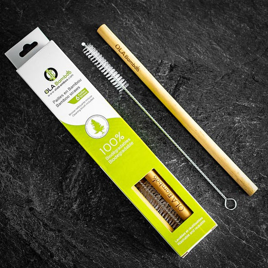 OLA Bamboo - Straws - 6pk