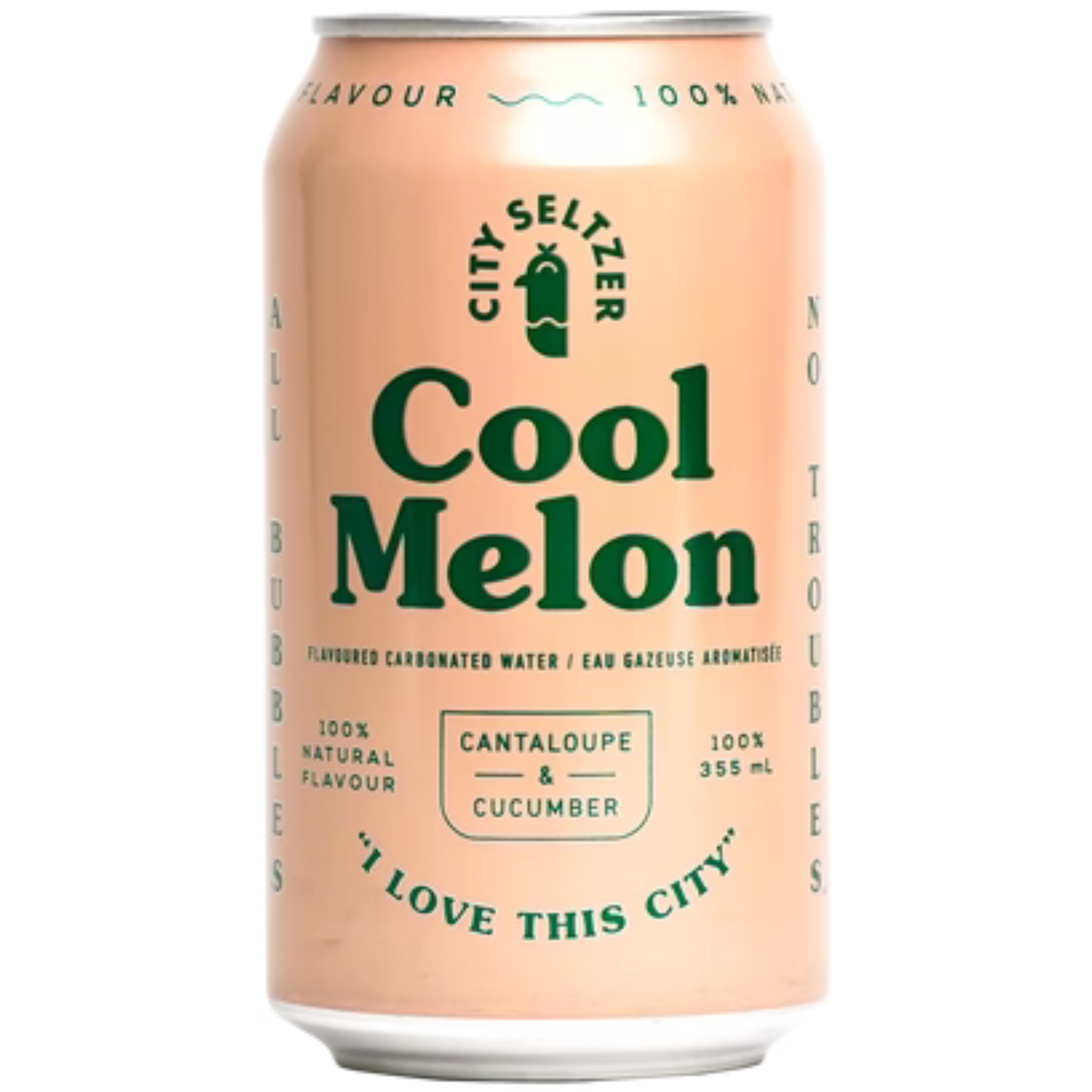 City Seltzer - Flavoured Carbonated Water - 355ml