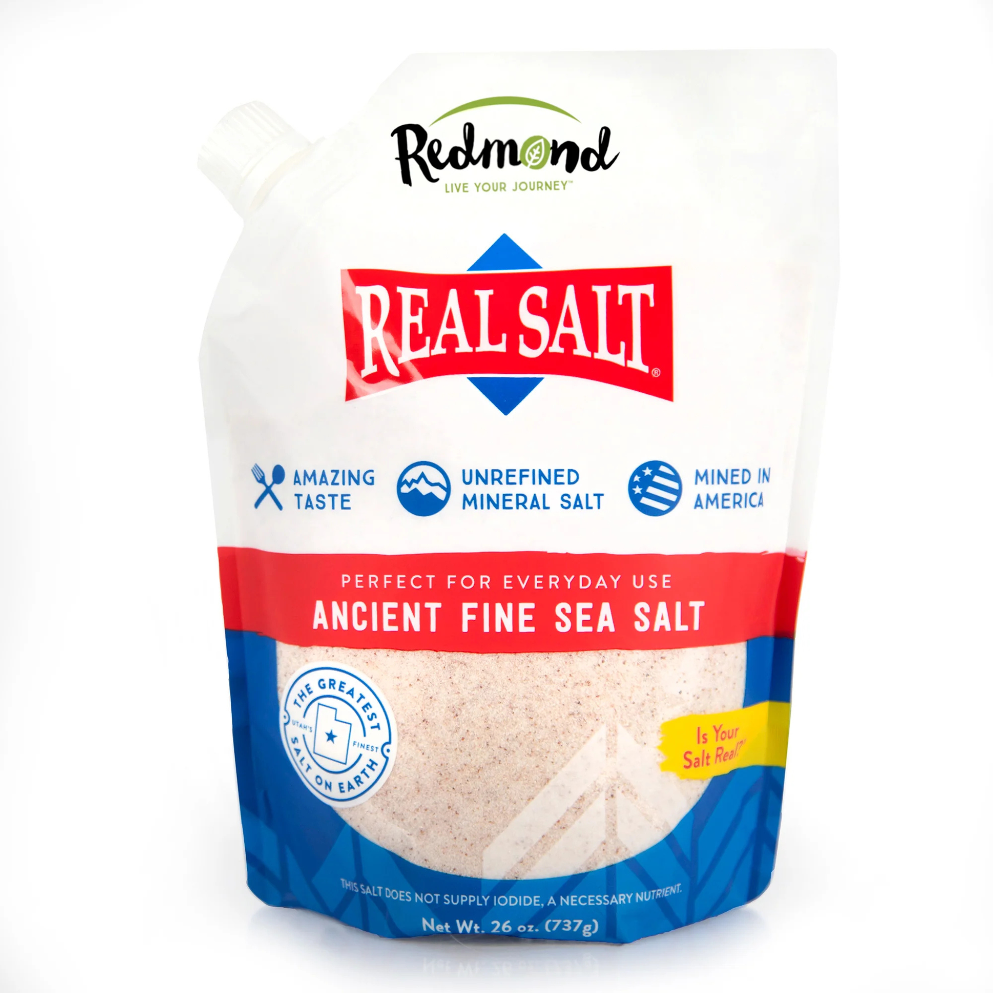 Redmond - Real Salt Fine Salt Bag - 737g