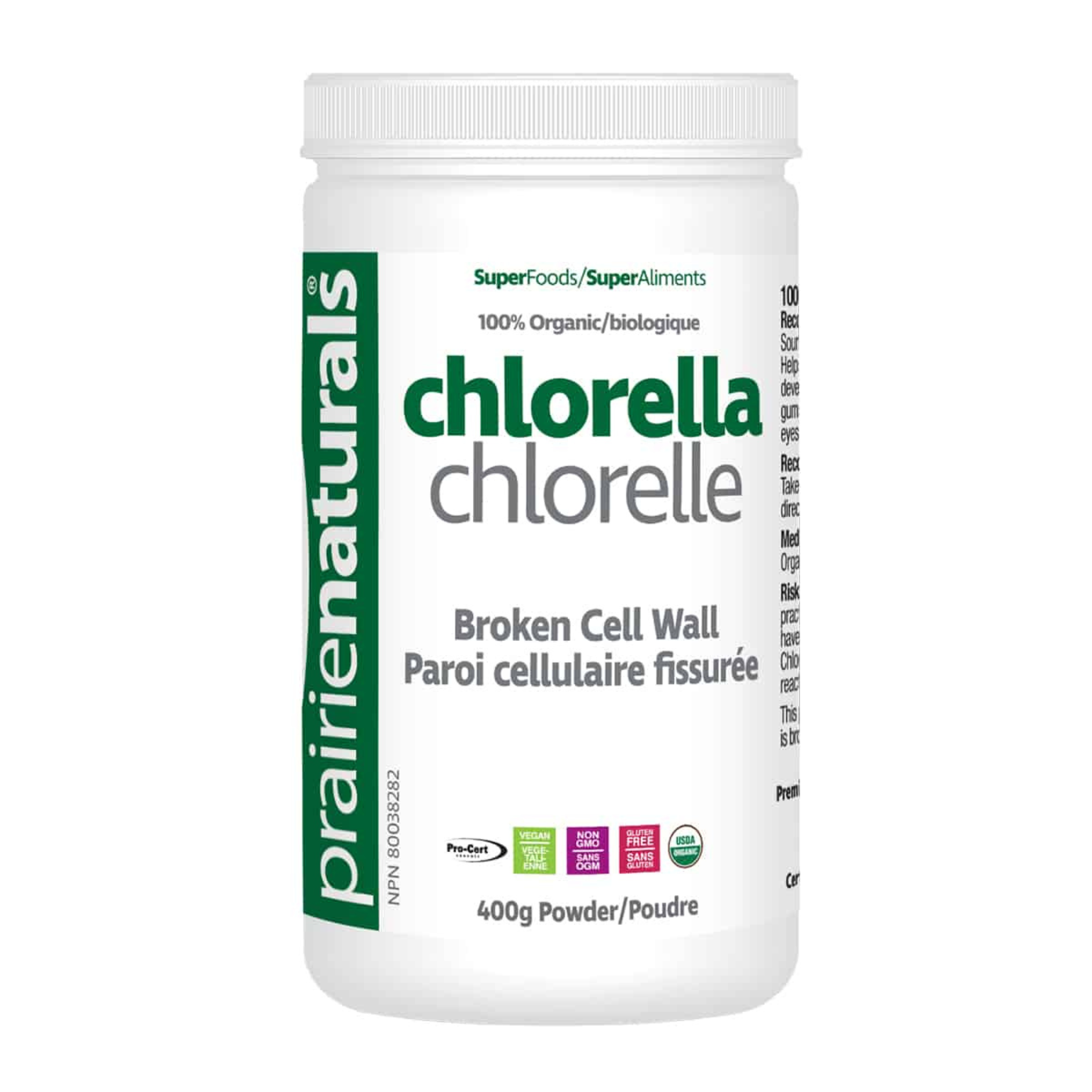 Prairie Naturals - Organic Chlorella Powder