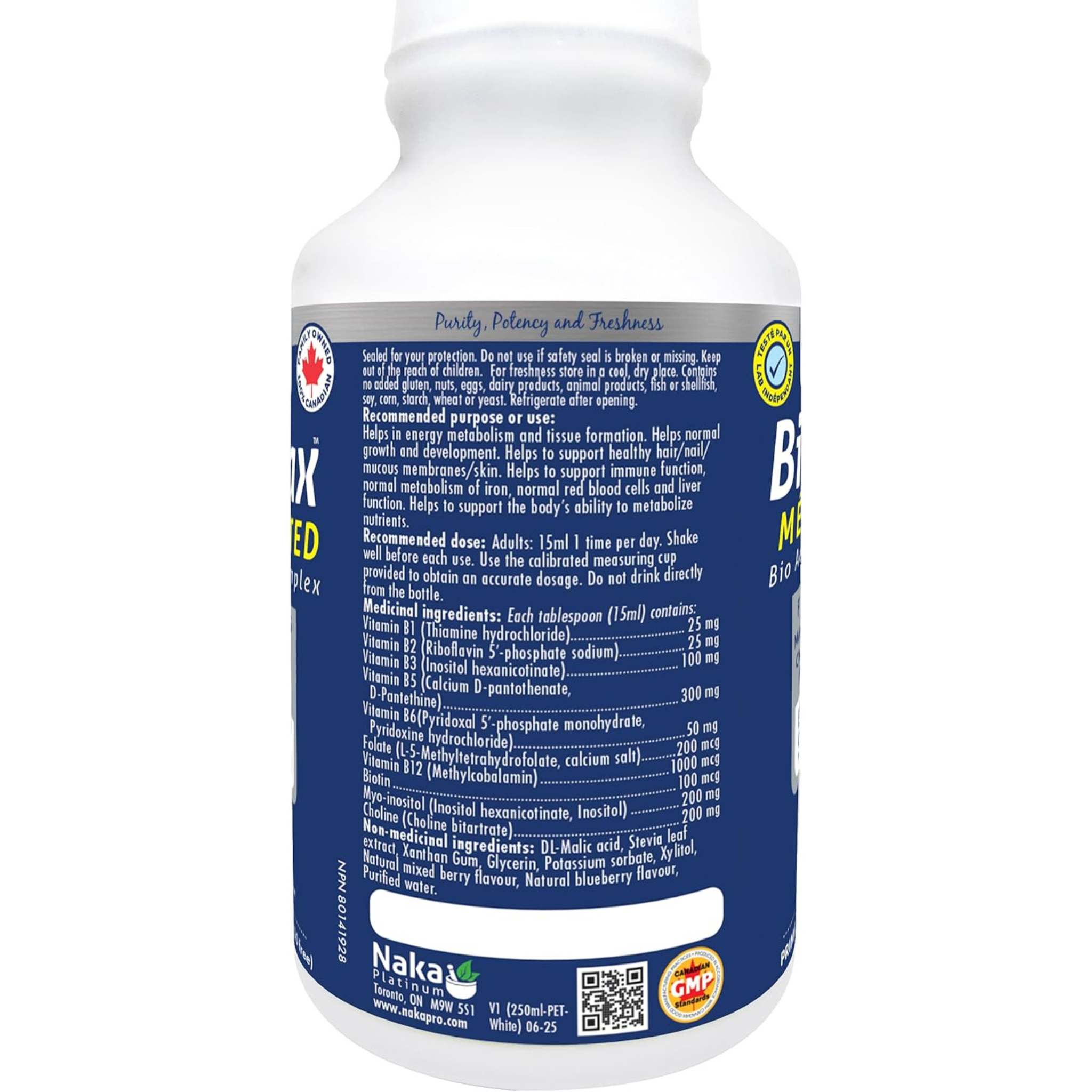 Naka - BioMax Methylated - 250ml