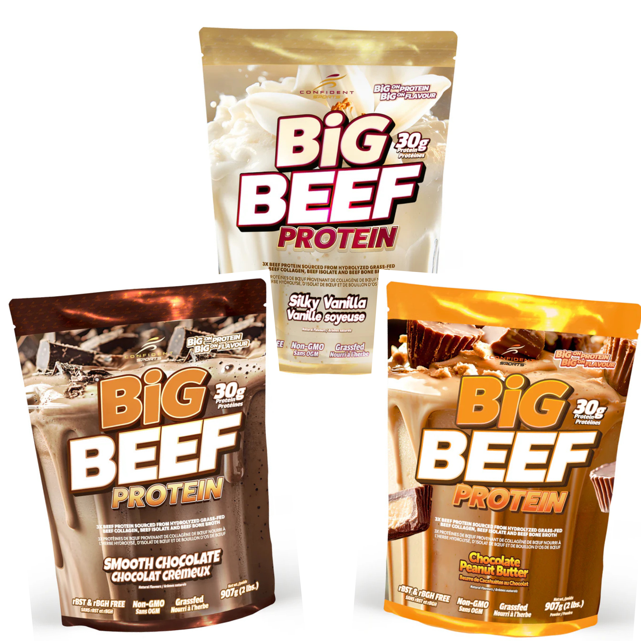 Confident Sports - Big Beef Protein - 907g