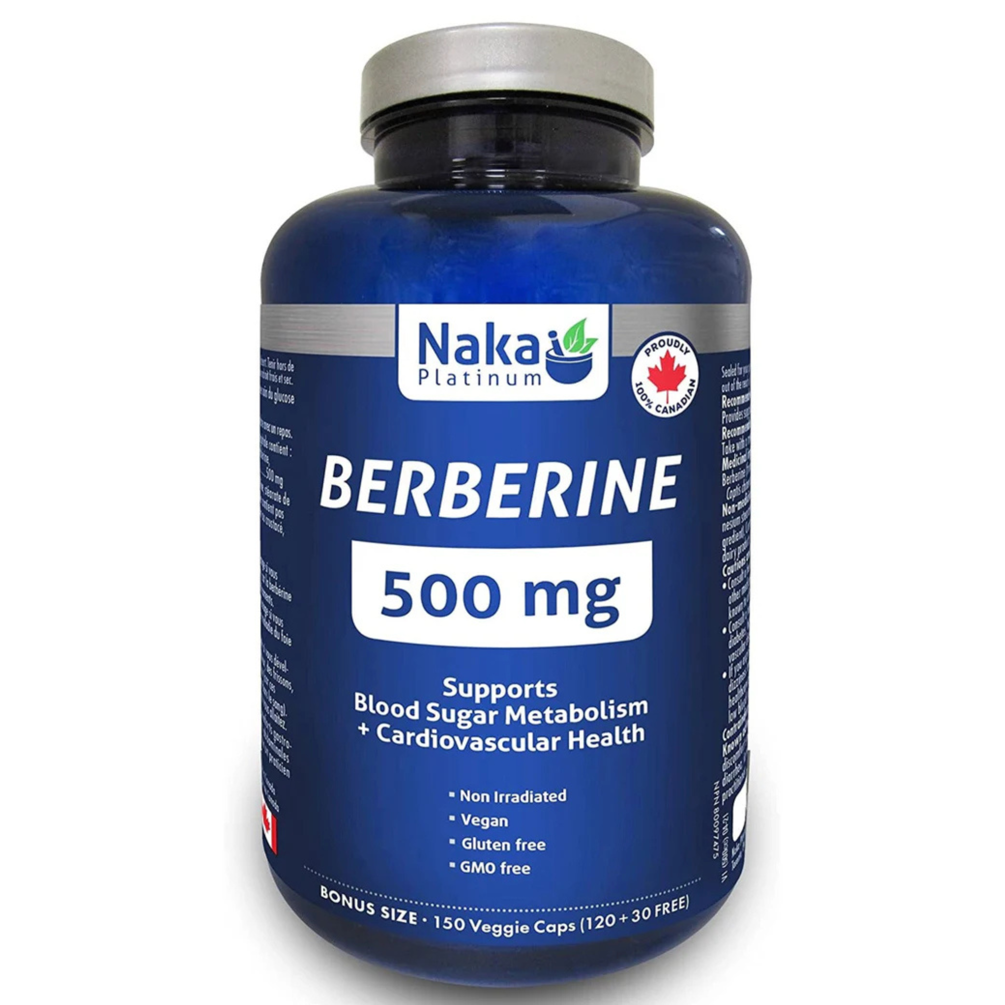 Naka - Berberine - 500mg 150 Veg Capsules