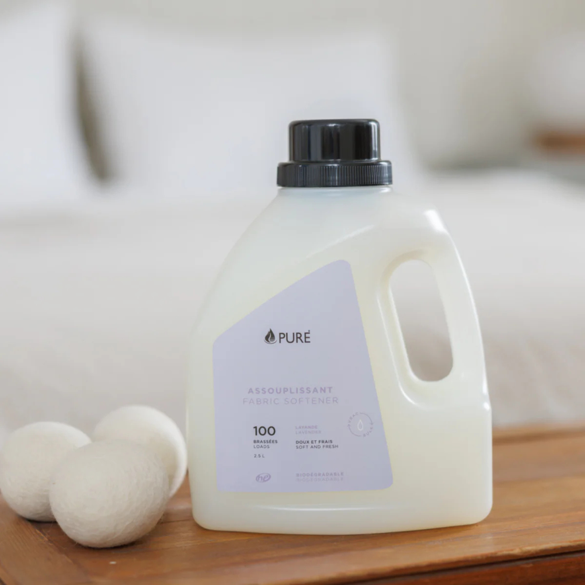 Pure Quemar - Fabric Softener Lavender - 2.5L Jug Prefilled