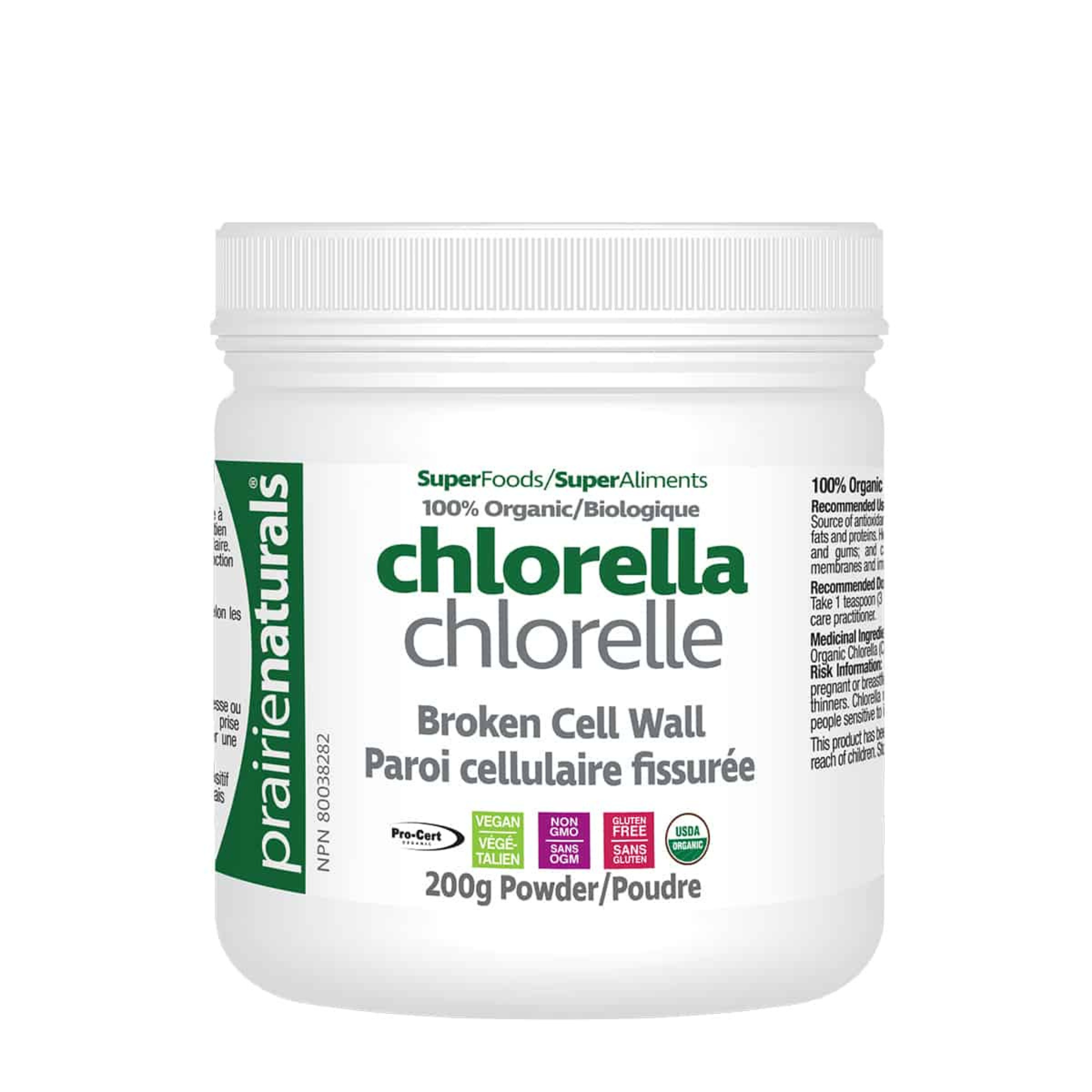 Prairie Naturals - Organic Chlorella Powder