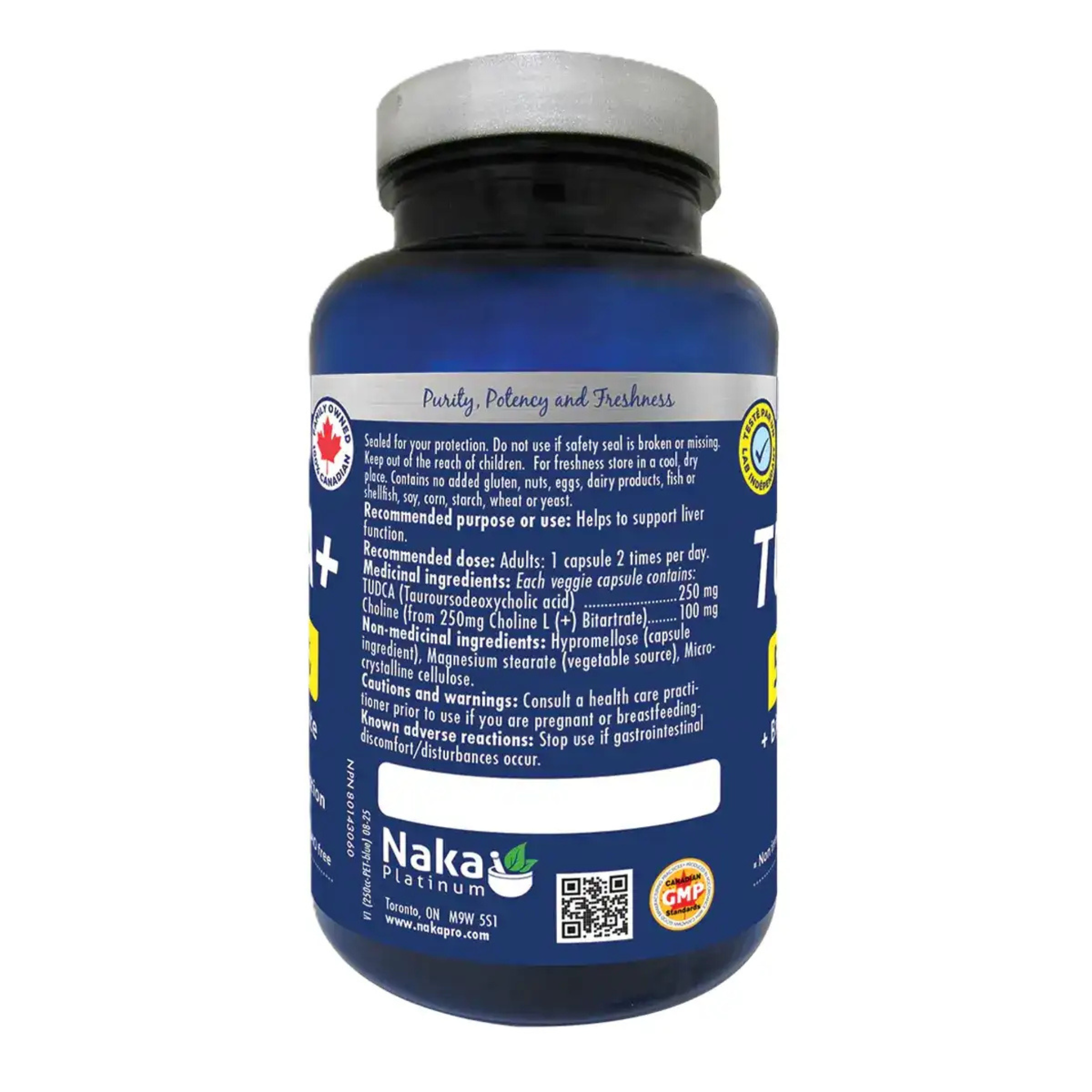 Naka - TUDCA+ - 500mg 60 Veg Capsules