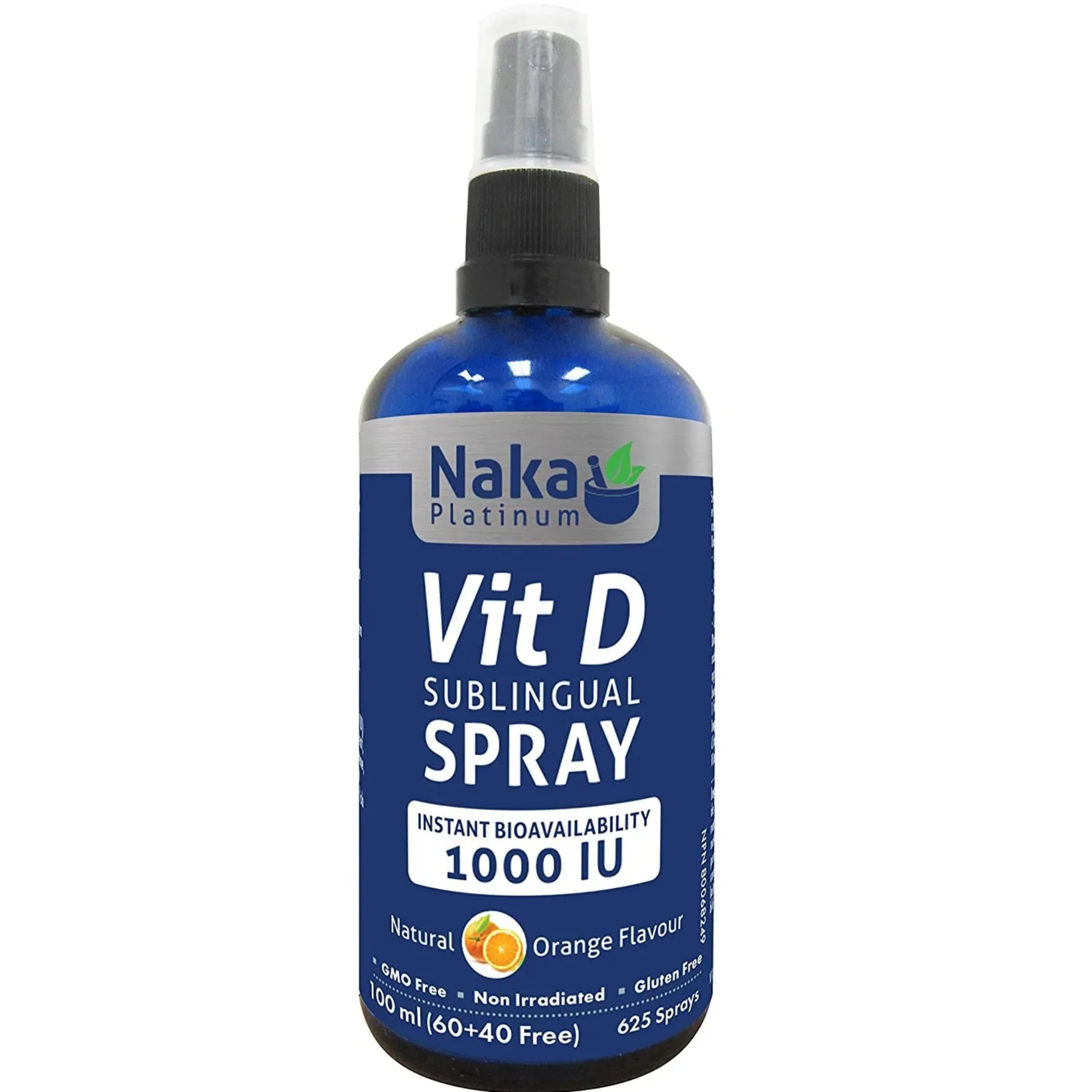 Naka - Vitamin D Spray Orange Flavoured - 100ml