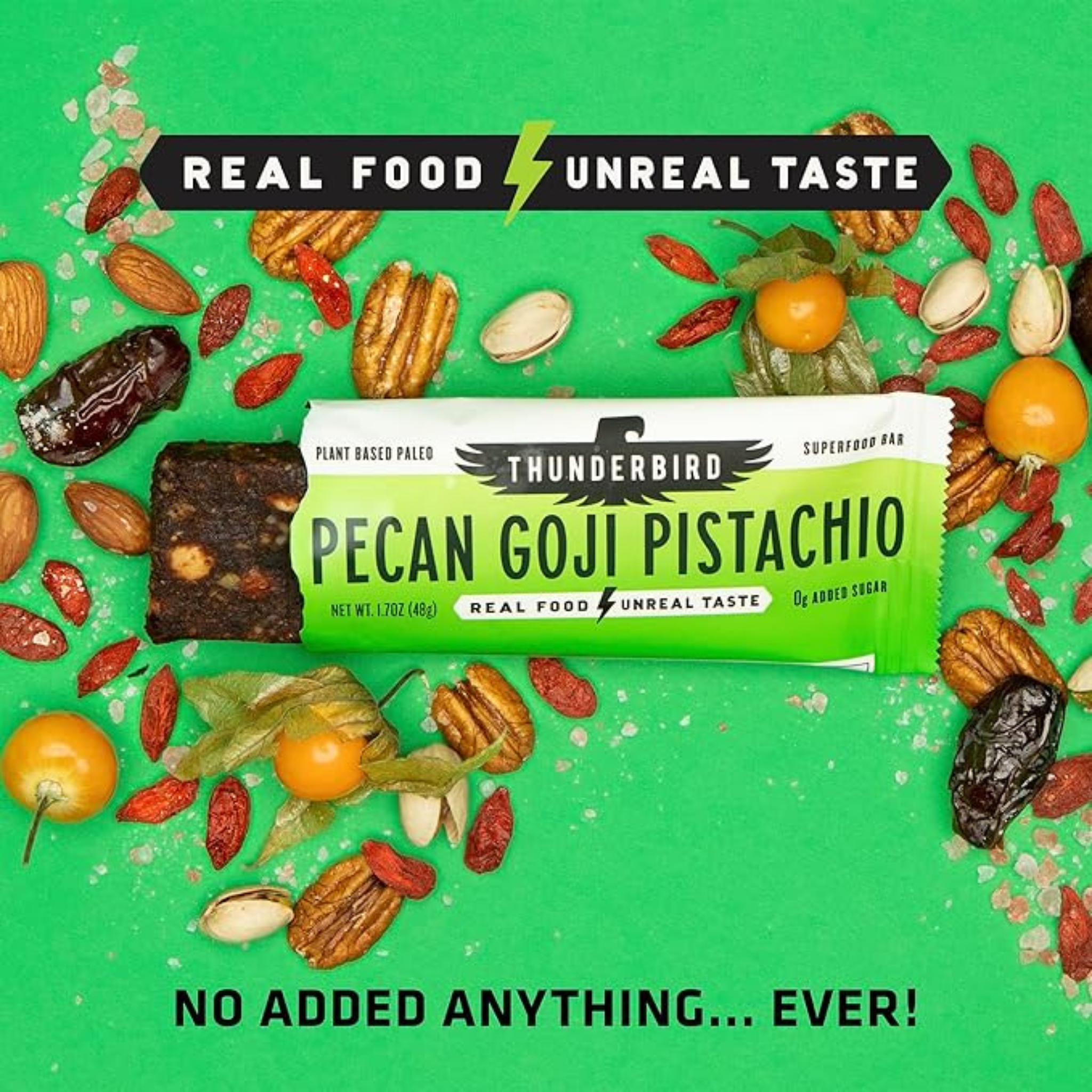 Thunderbird Bars - Pecan Goji Pistachio - 48g