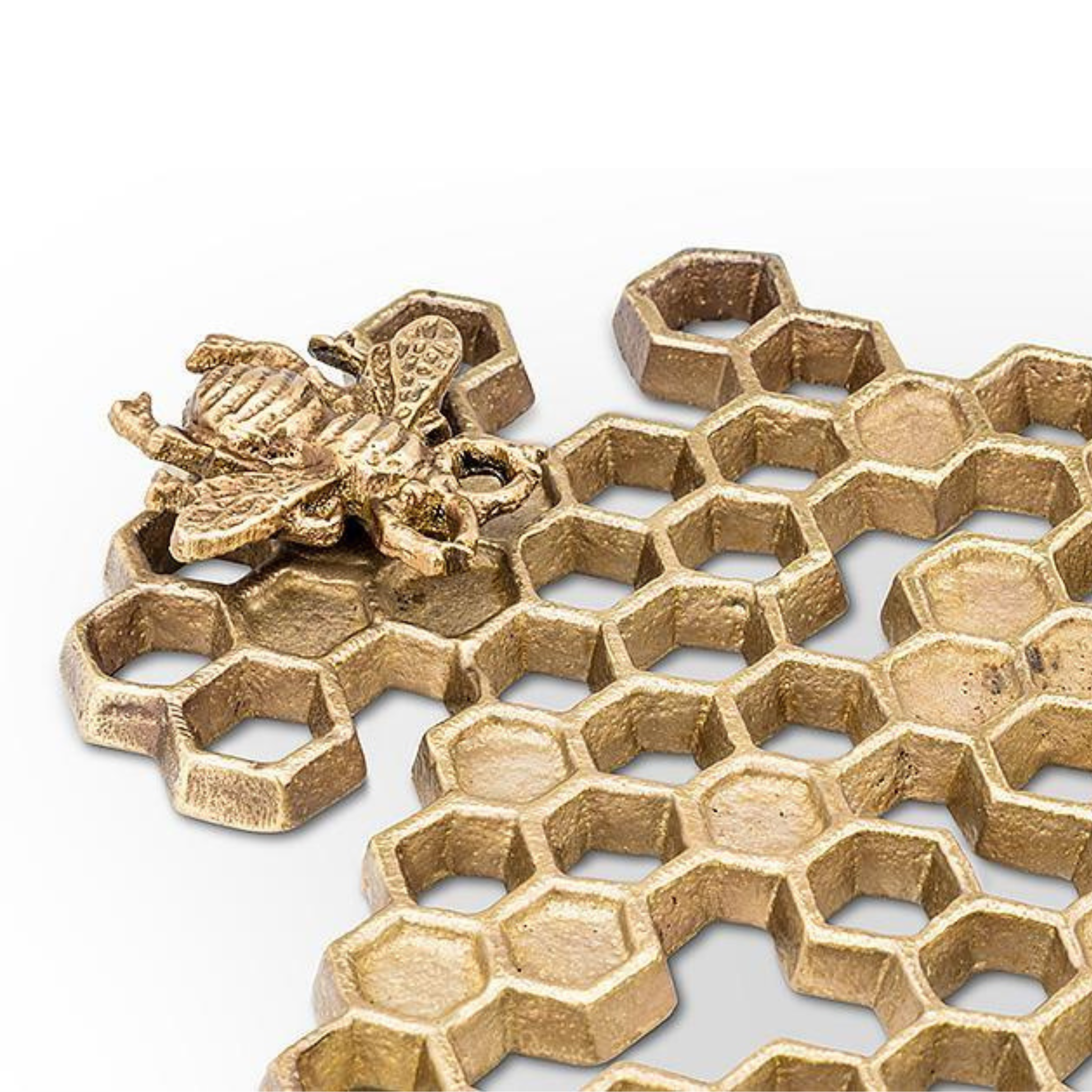 Abbott - Honeycomb Trivet with Bee