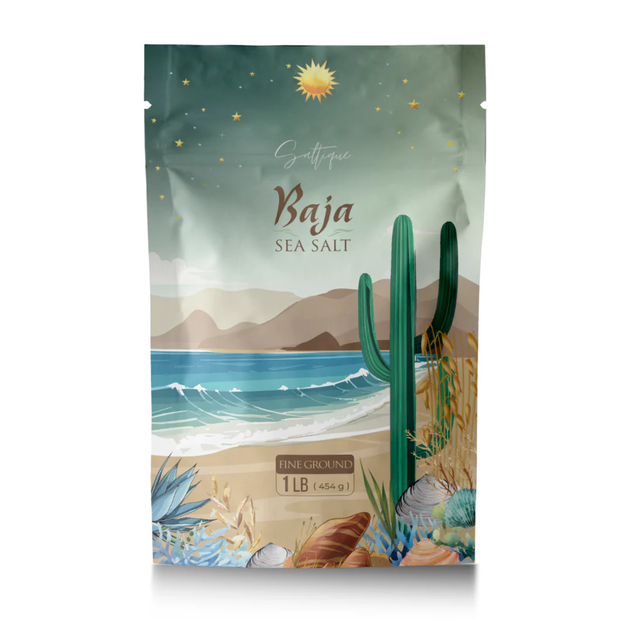Saltique - Baja Sea Salt Fine Ground - 454g
