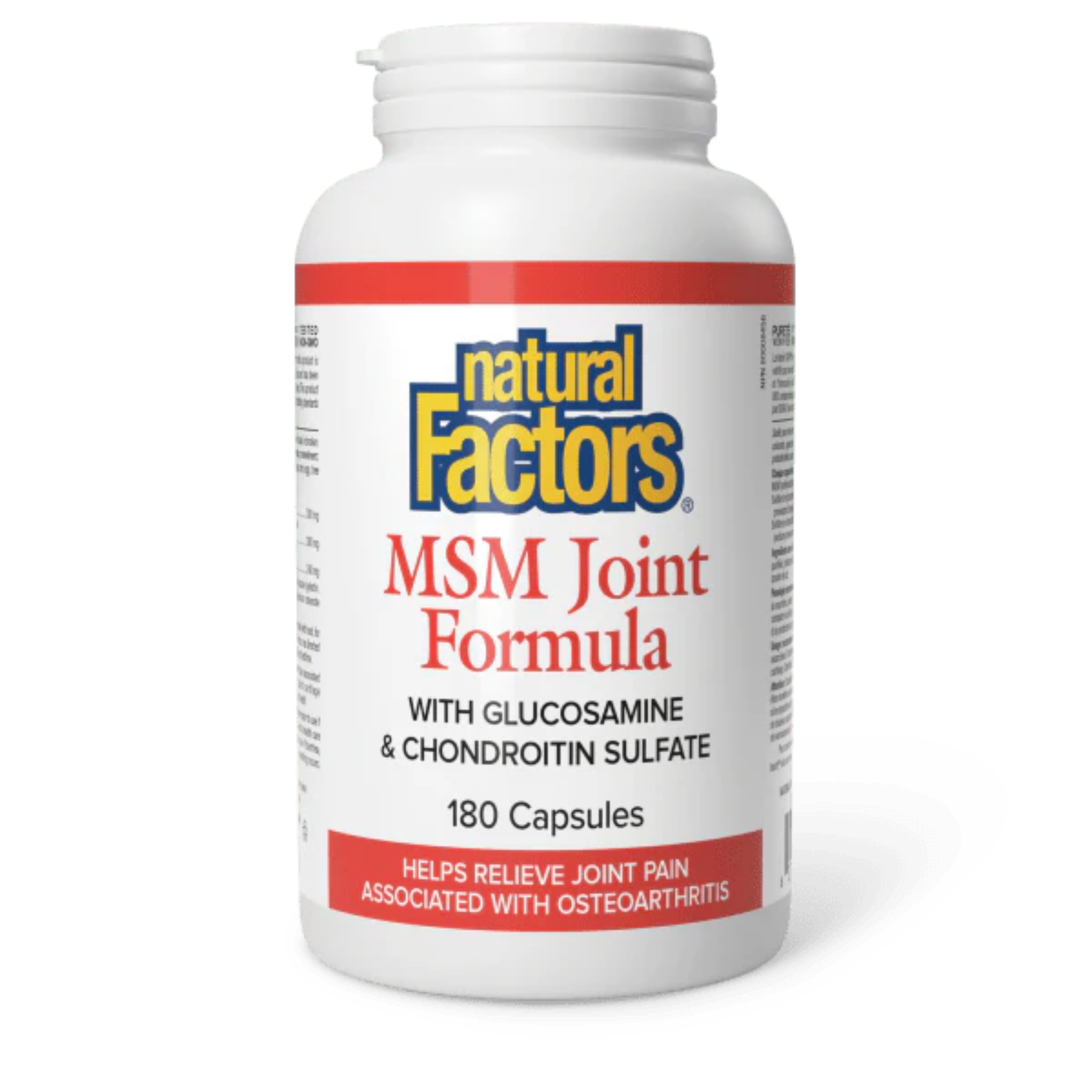 Natural Factors - MSM Joint Formula - 180 Capsules