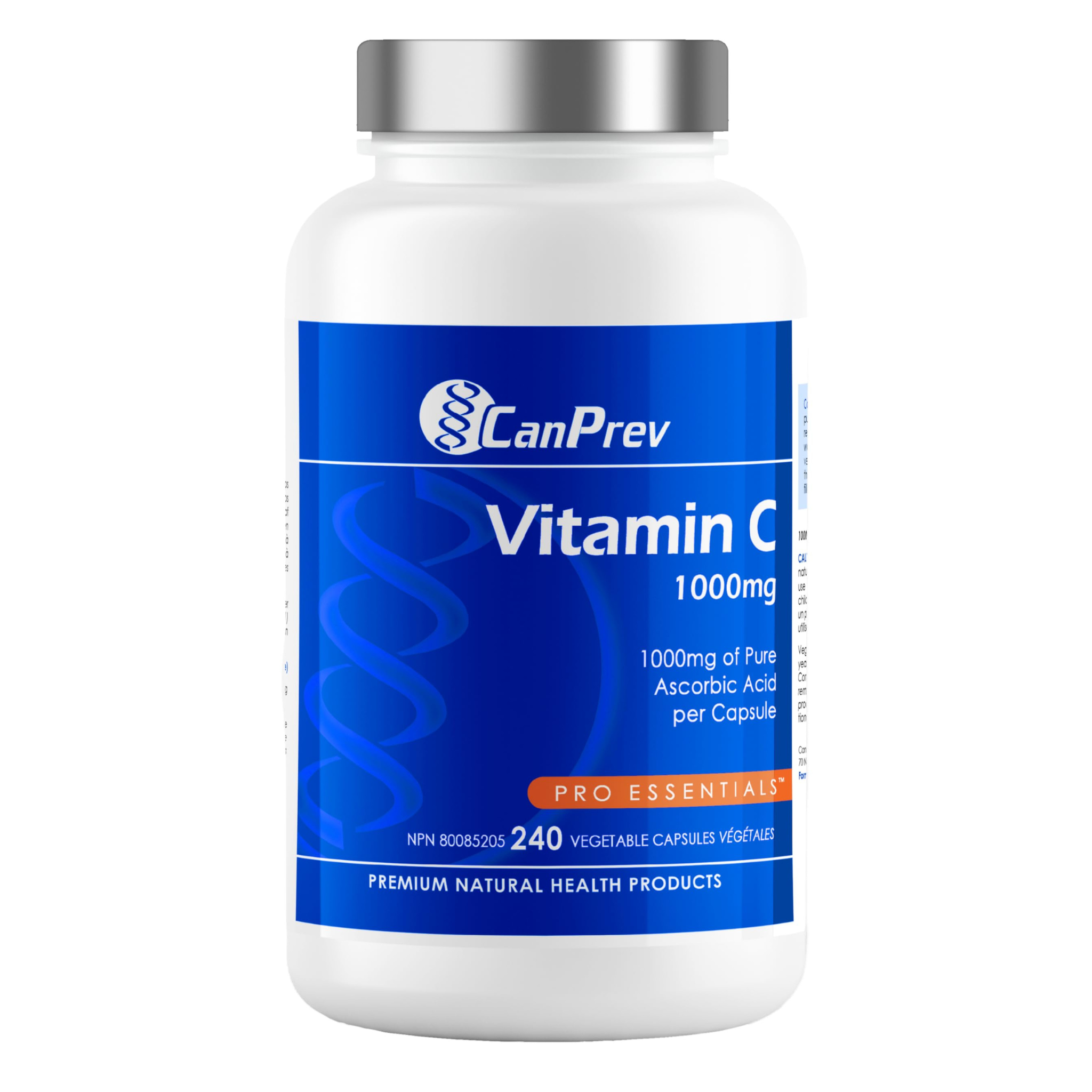 CanPrev - Vitamin C - 1000mg 240 Veg Capsules