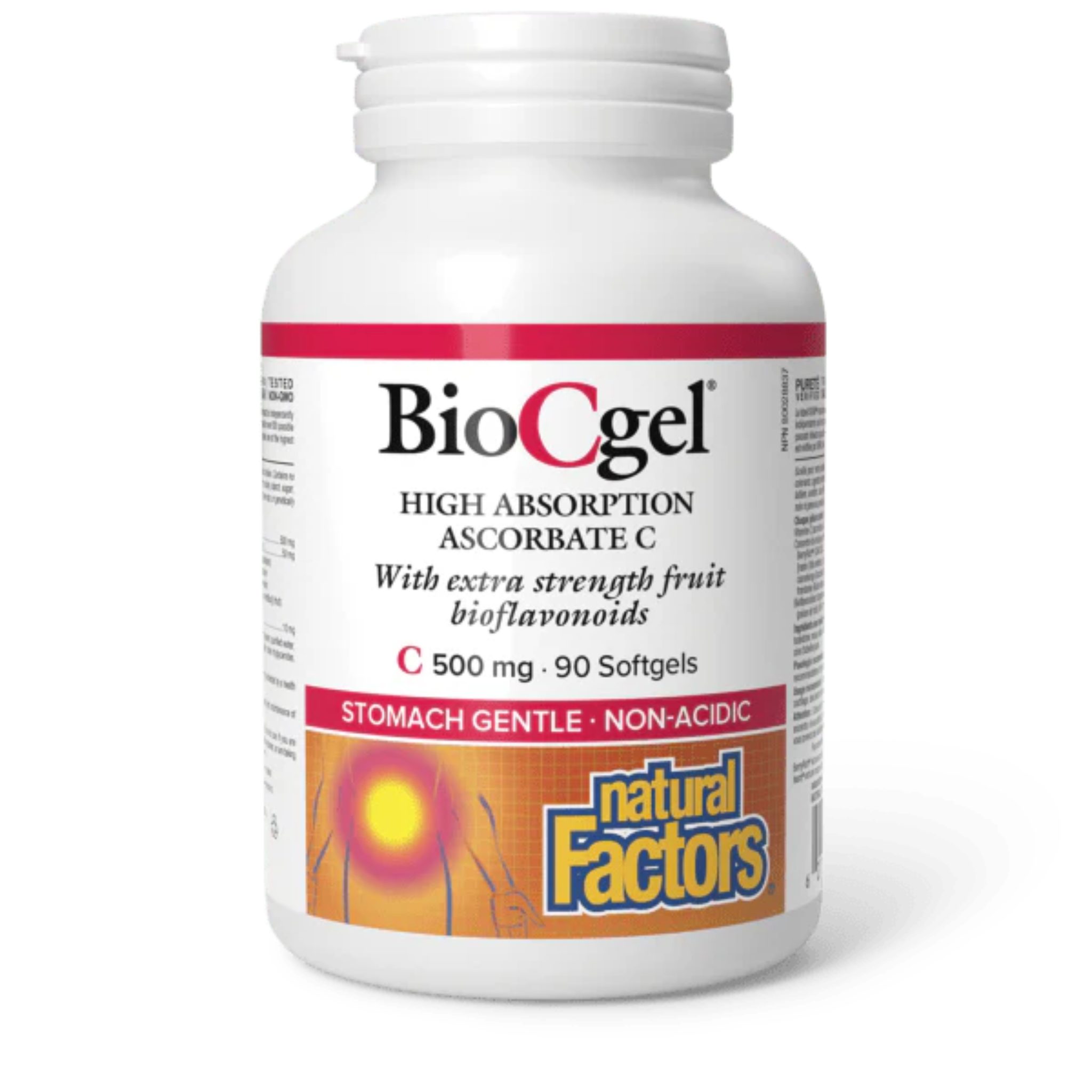 Natural Factors - BioCgel High Absorption Ascorbate C - 500mg 90 Softgels