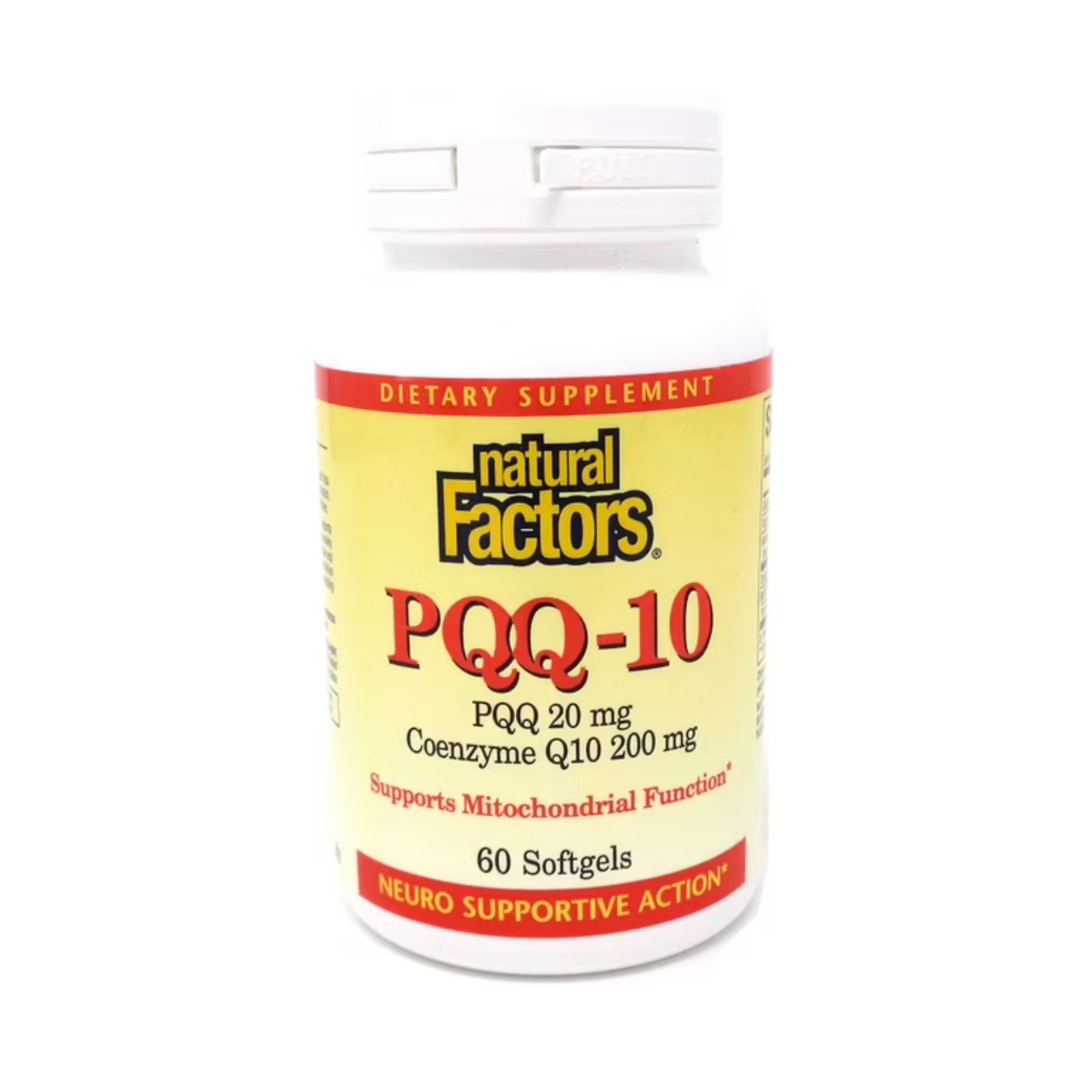 Natural Factors - PQQ-10 - PQQ 20 mg Coenzyme Q10 200 mg 60 Softgels