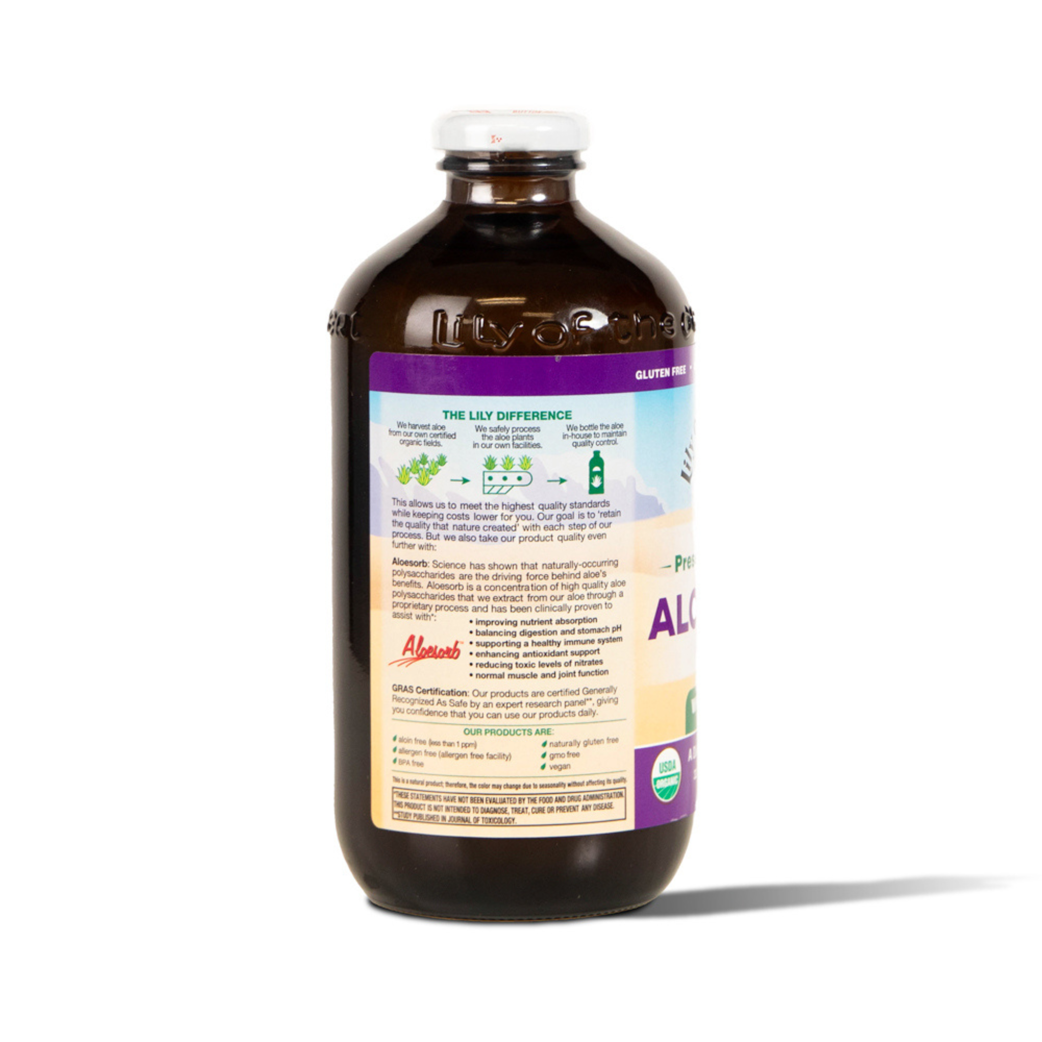Lily Of The Desert - Organic Preservative Free Whole Leaf Aloe Vera Juice