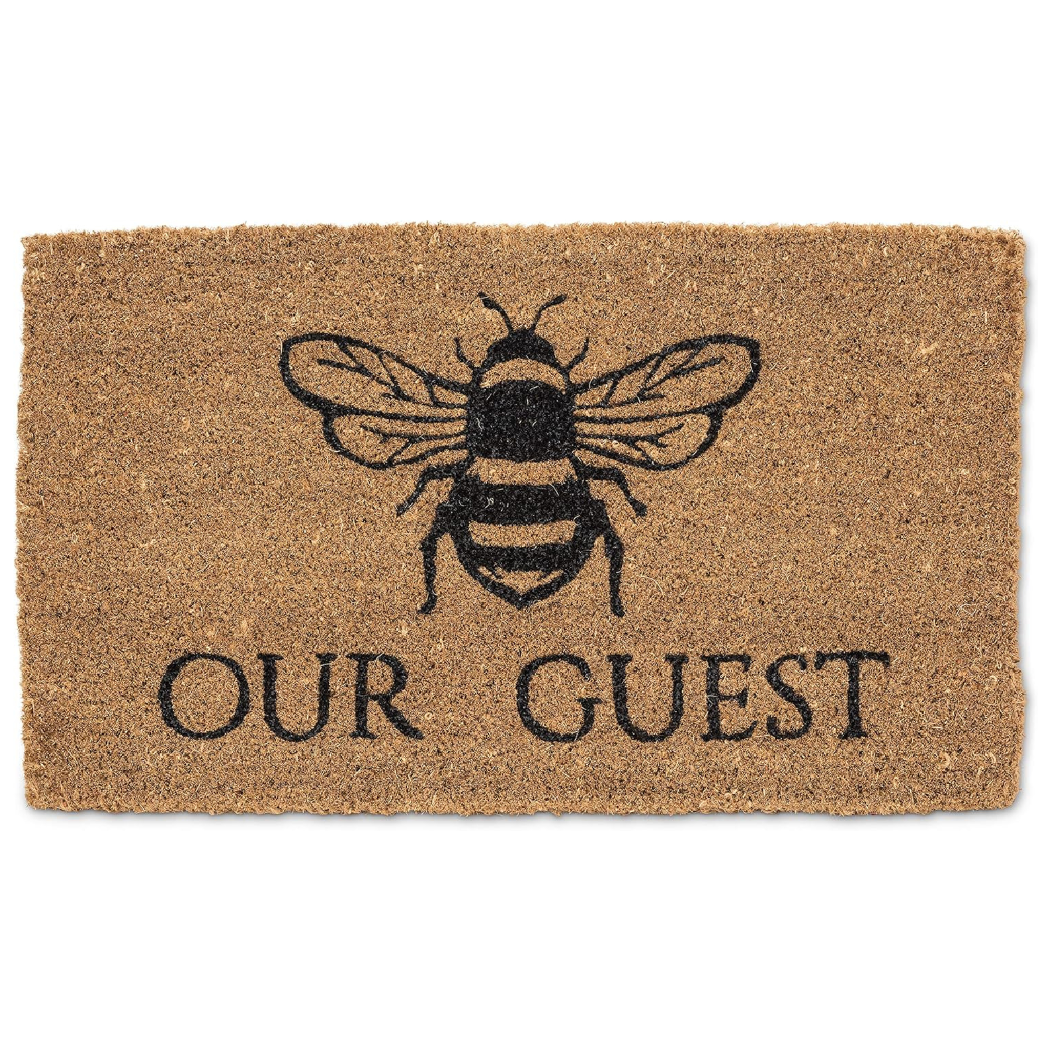 Abbott - Doormat Bee Our Guest Black
