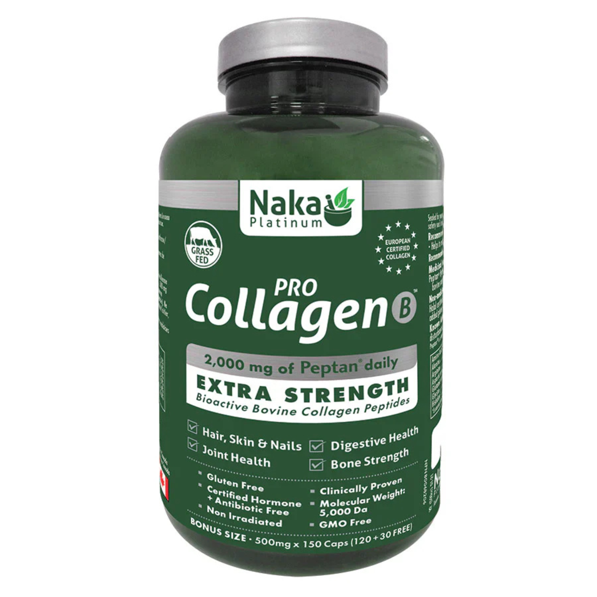 Naka - Pro Collagen B Extra Strength - 500mg 150 Capsules