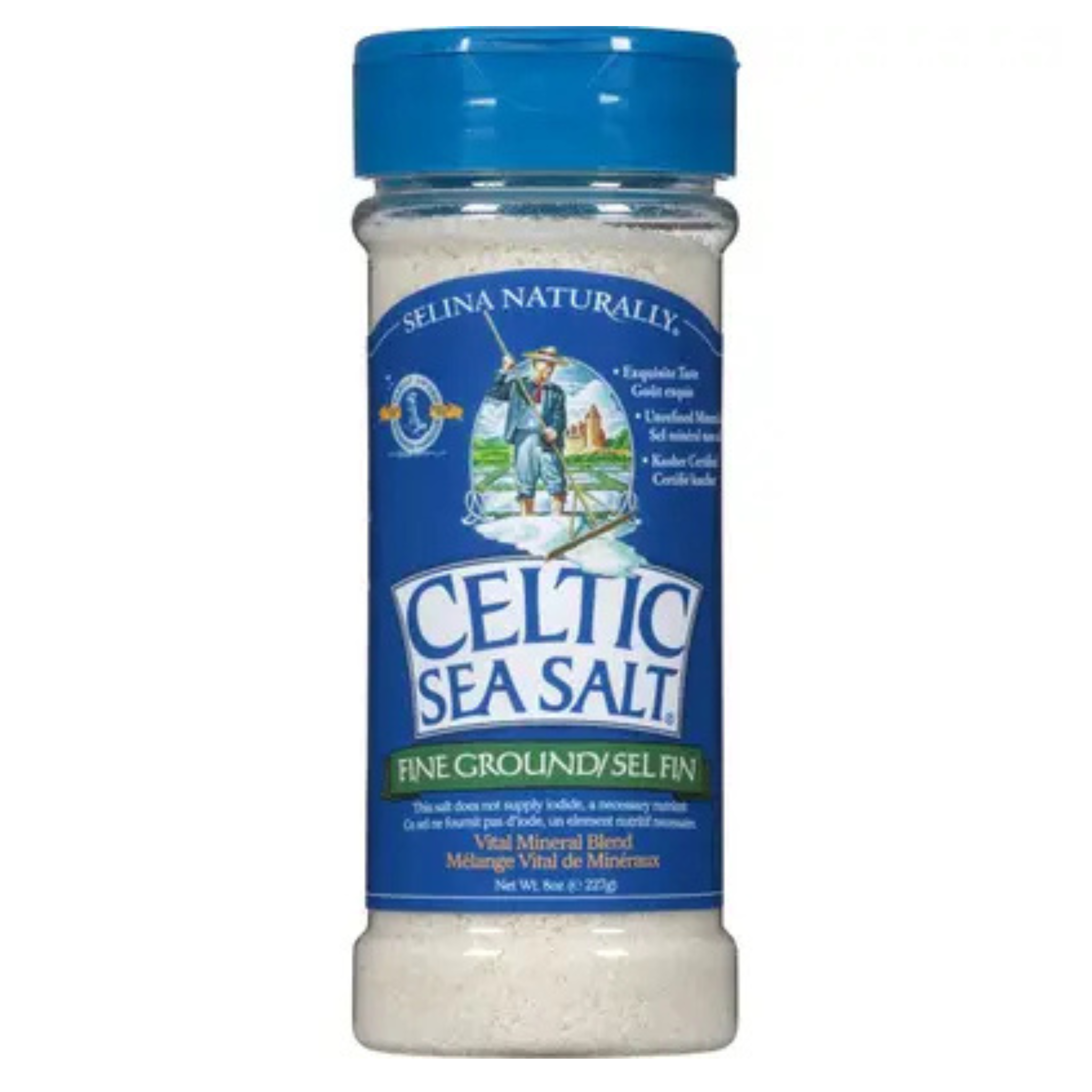 Selina Naturally - Celtic Sea Salt Fine Ground Shaker - 227g