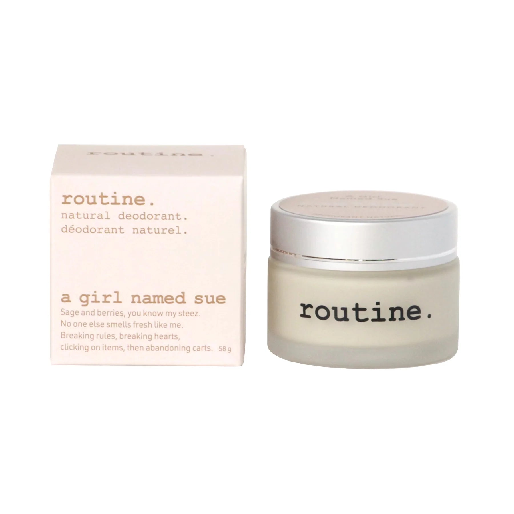 Routine - A Girl Named Sue Deodorant - Jar 58G