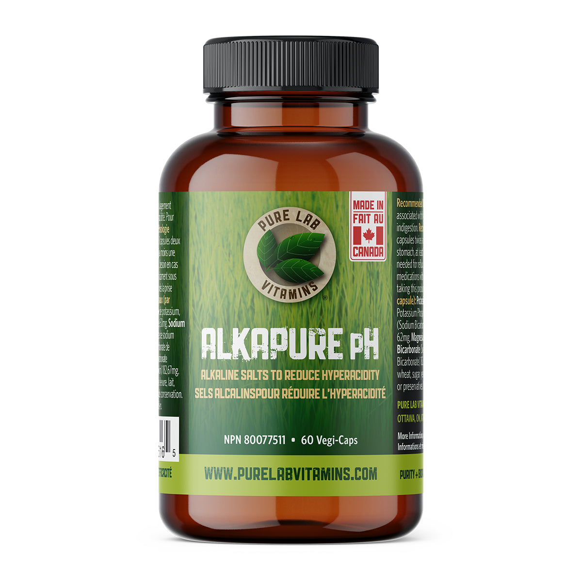 Pure Lab Vitamins - AlkaPure pH - Veg Capsules