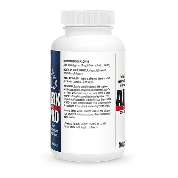 Allimax - Pro - 450mg 100 Veg Capsules