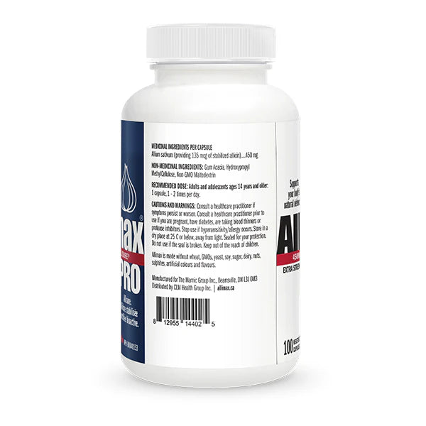 Allimax - Pro - 450mg 100 Veg Capsules