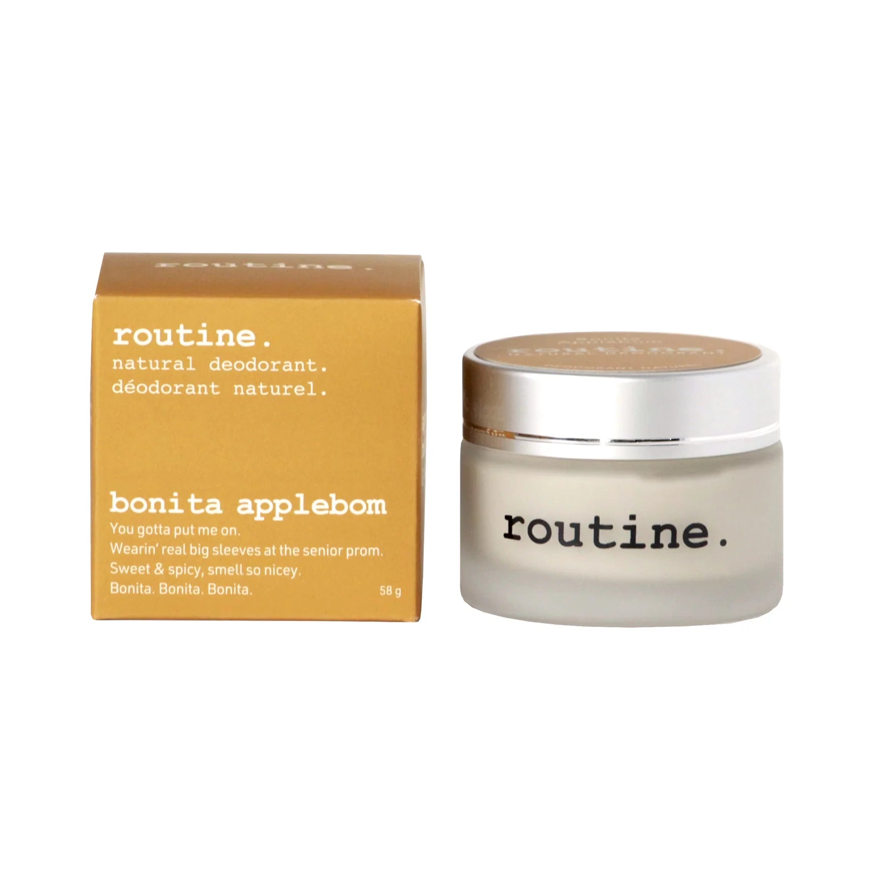 Routine - Bonita Applebom Deodorant - Jar 58g