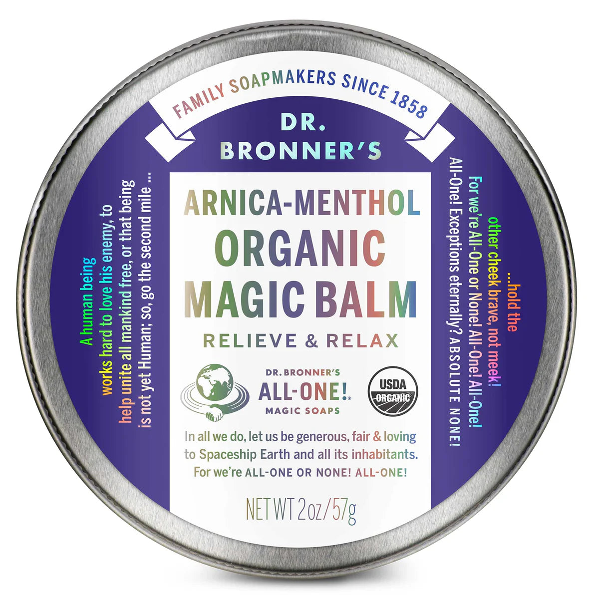 Dr Bronners - Organic Arnica Menthol Magic Balm - 57g
