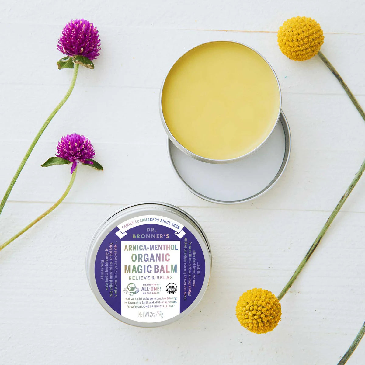 Dr Bronners - Organic Arnica Menthol Magic Balm - 57g
