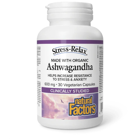 Natural Factors - Ashwagandha - 600mg 30 Capsules