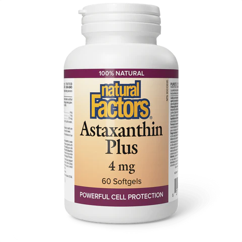 Natural Factors - Astaxanthin Plus - 4mg 60 Softgels