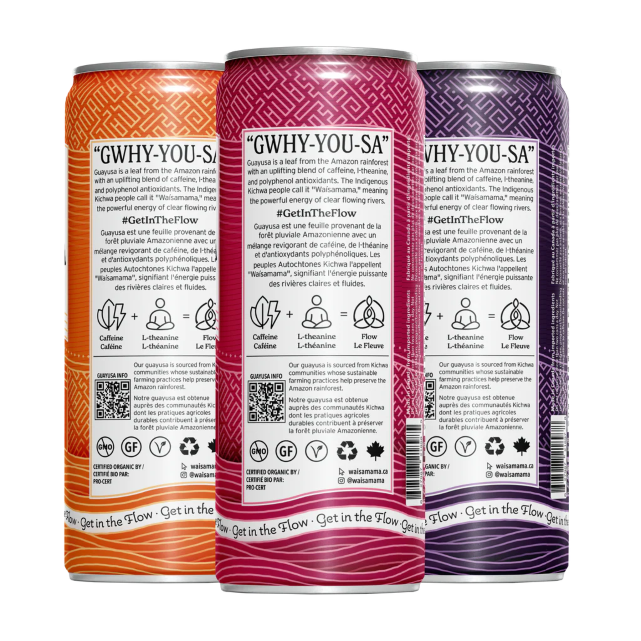 Waisamama - Cold Brew Guayusa - 355ml (3 Flavours)