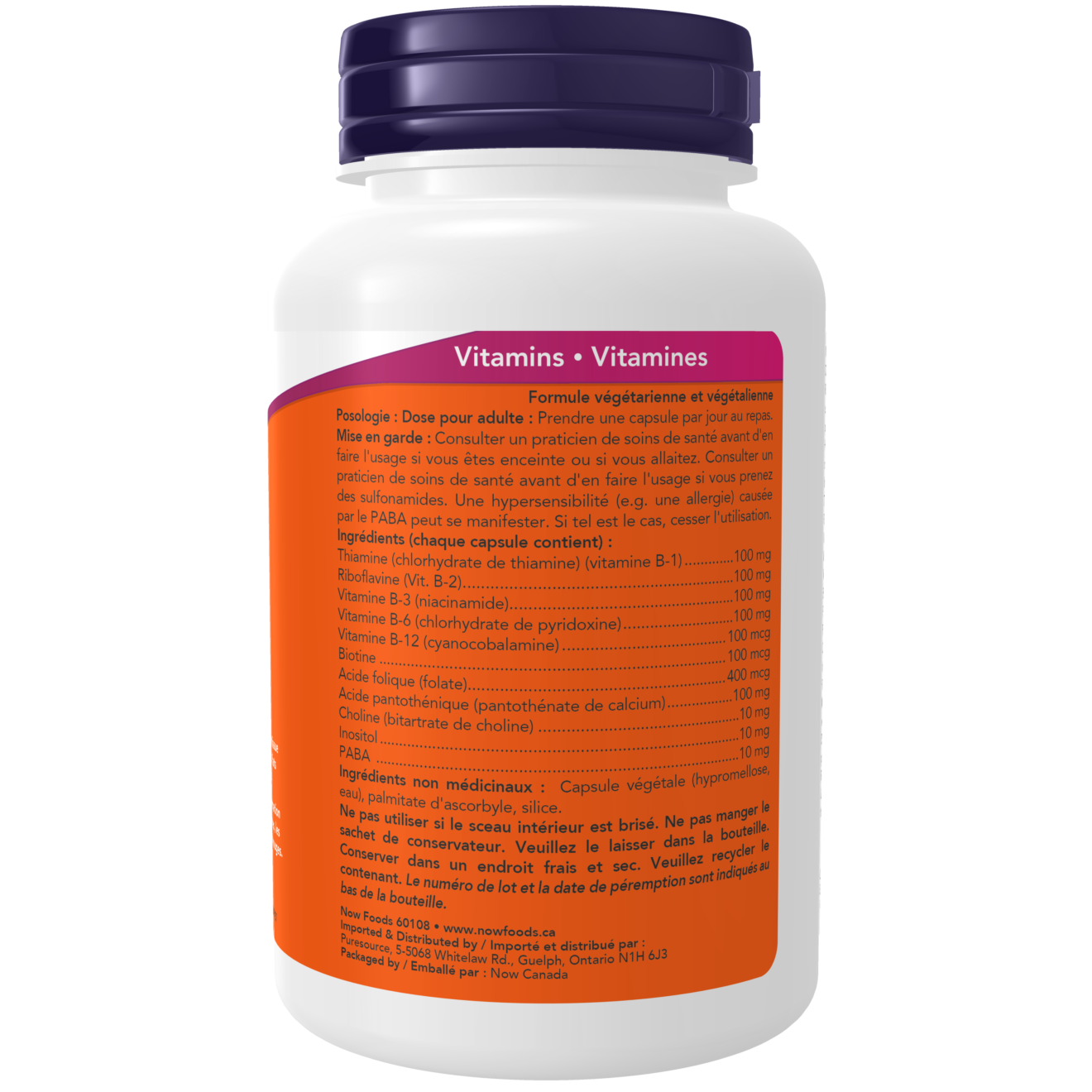 Now - B-100 - 100 Veg Capsules