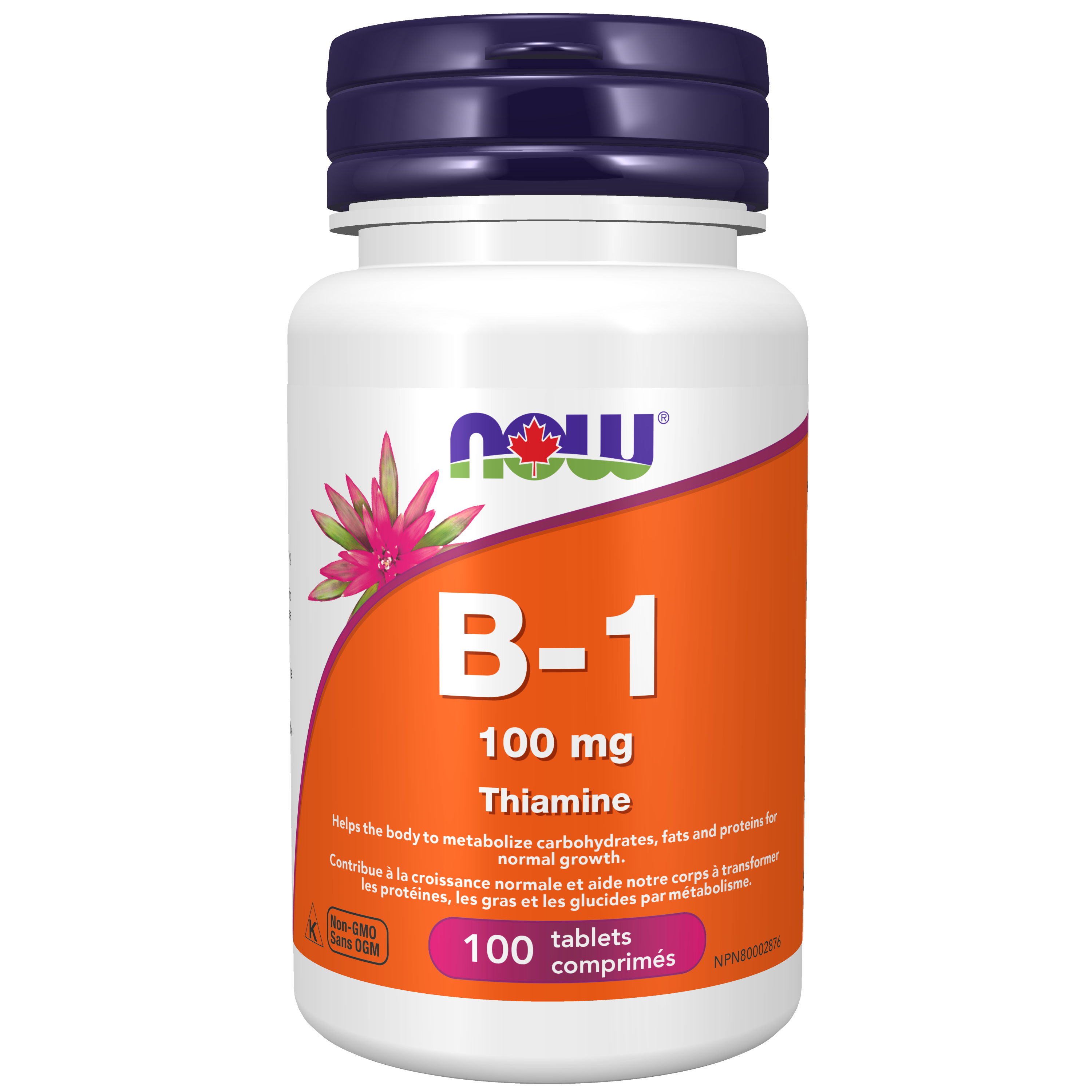 Now - Vitamin B-1 - 100mg 100 Tablets